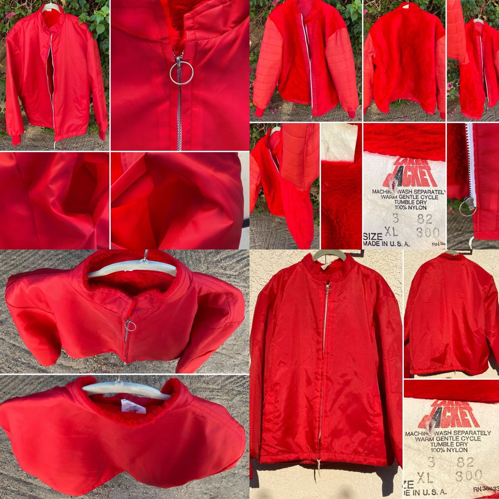Greats VINTAGE The Great Lakes Jacket Red Nylon Racing Car Automotive Style XL Rockabilly Men’s? (note: avoid adding words) Size US XL / EU 56 / 4 - 9 Thumbnail