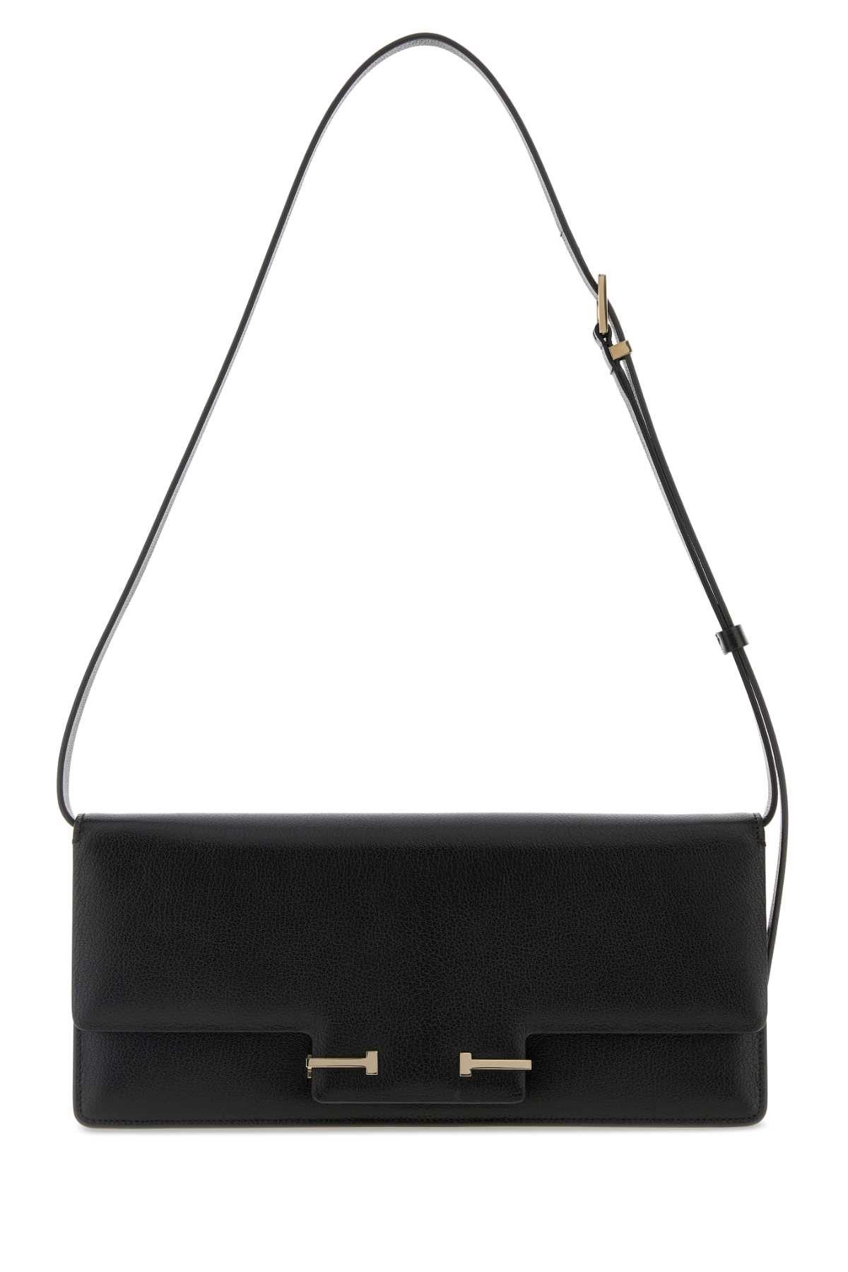 Tom Ford Black Leather Crossbody Bag Size ONE SIZE - 1 Thumbnail