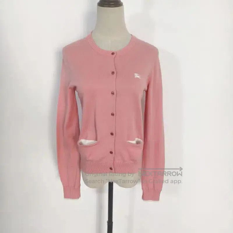 Burberry Burberry Pink Wool Long Sleeve Cardigan. Size M / US 6-8 / IT 42-44 - 1 Thumbnail