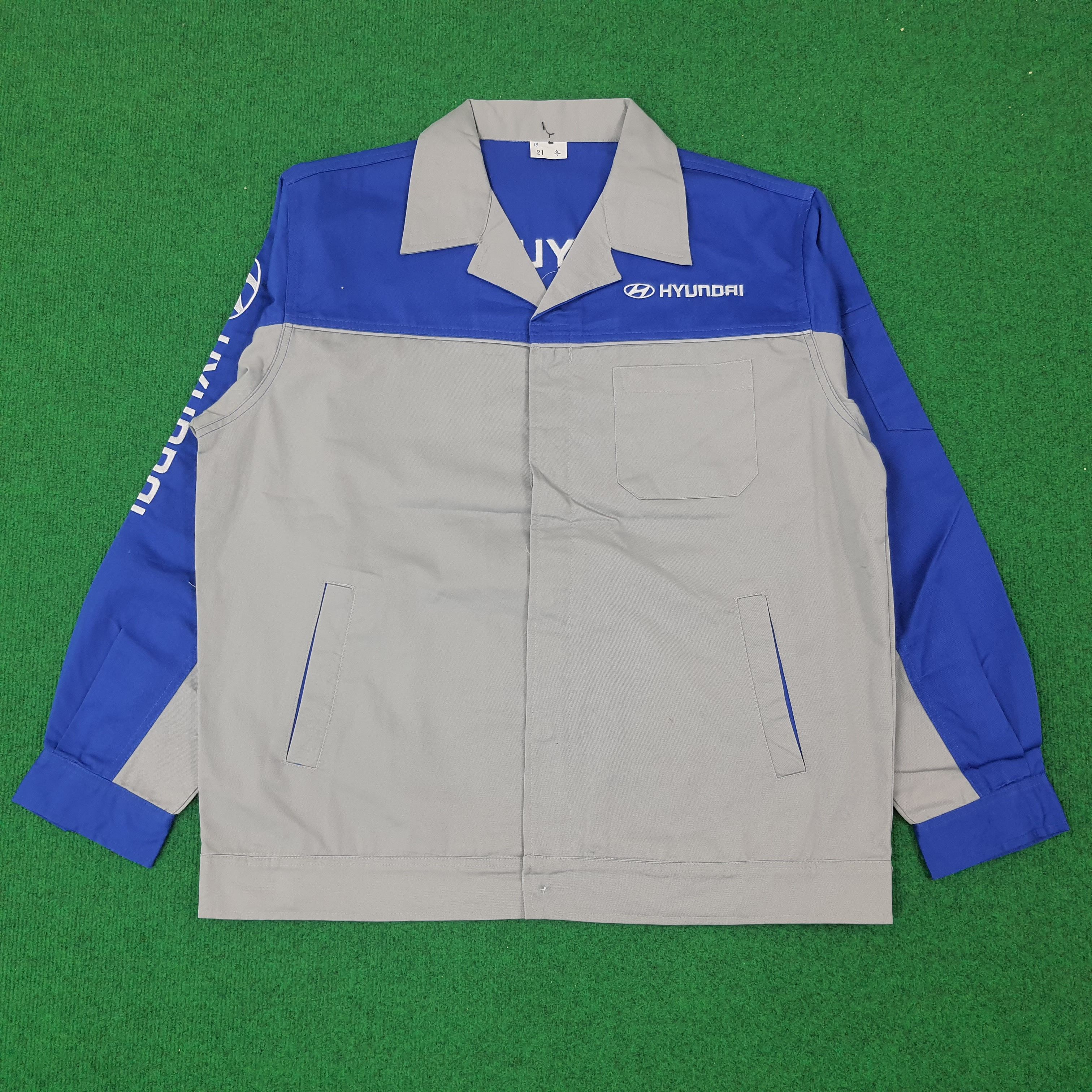 Vintage Vintage Hyundai Motorsports Racing Jacket C219N35 Size US L / EU 52-54 / 3 - 3 Thumbnail