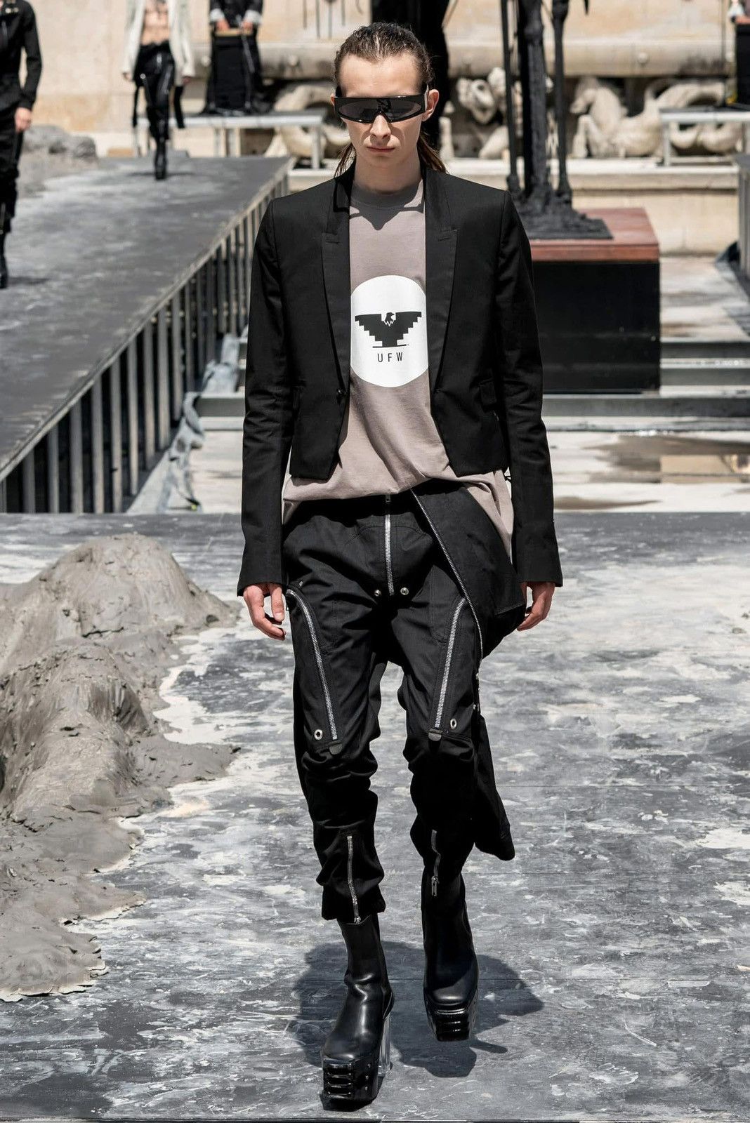 Rick Owens SS20 Tecuatl Runway Blazer