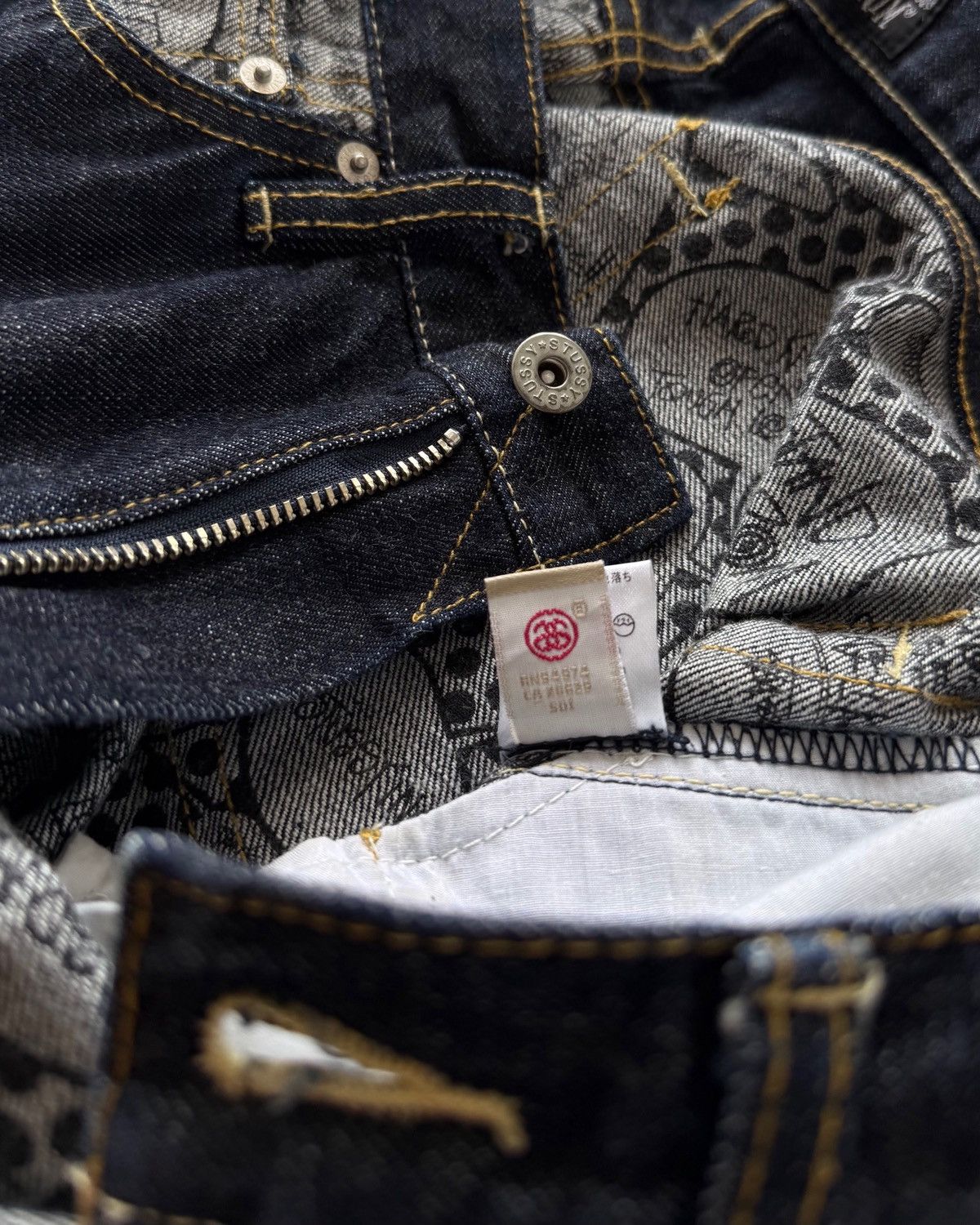 Stussy VINTAGE 00s STUSSY STRAIGHT JEANS Size US 30 / EU 46 - 9 Thumbnail