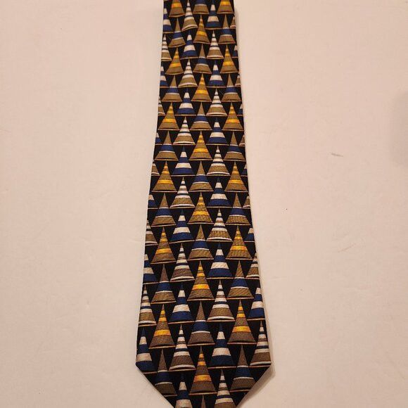 Gucci Gucci men's new black 100%silk tie 3 1/2" X 59" Size ONE SIZE - 1 Thumbnail
