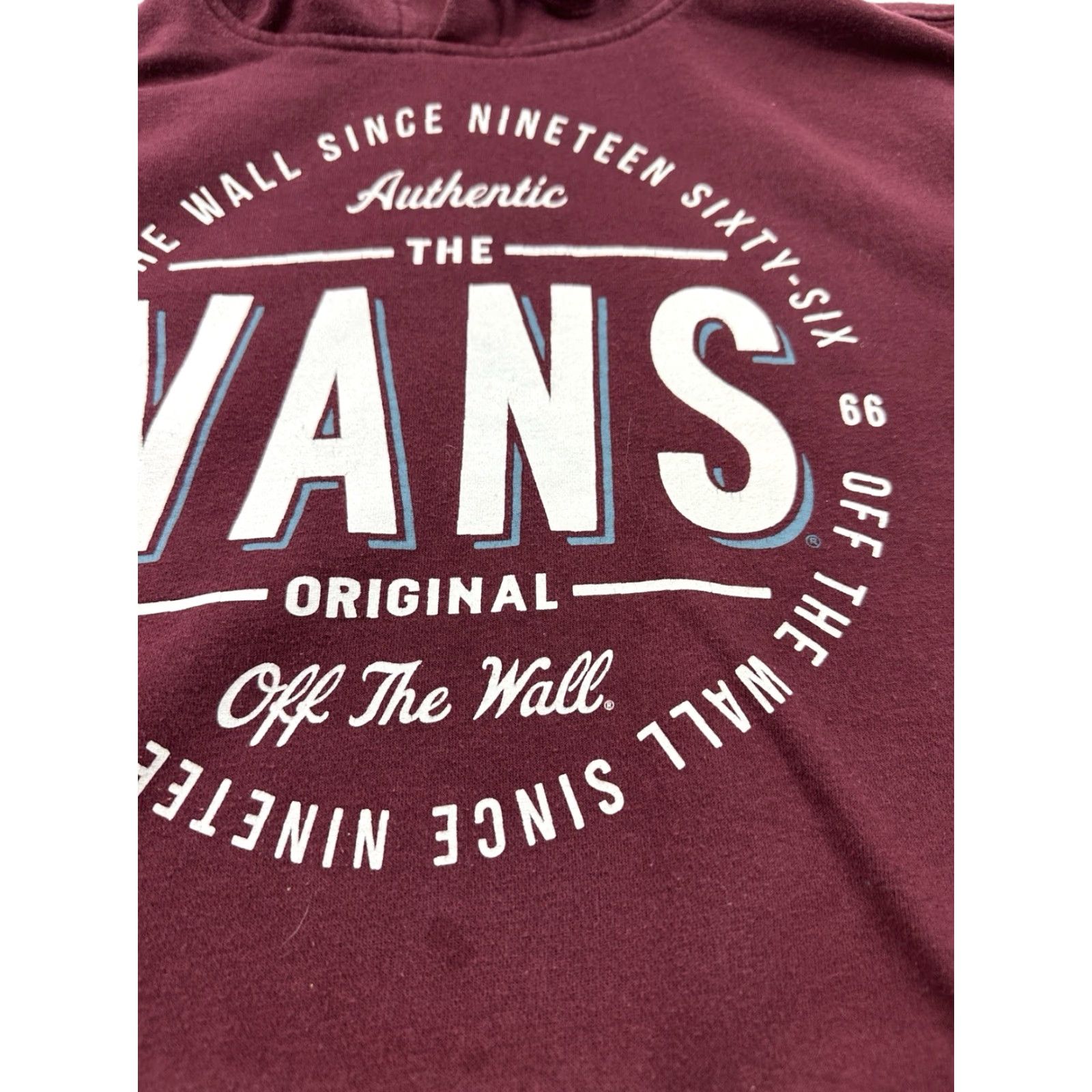 Vans Vans Hoodie Sweatshirt Mens Small Red Big Logo Long Sleeve Pullover Size US S / EU 44-46 / 1 - 2 Thumbnail