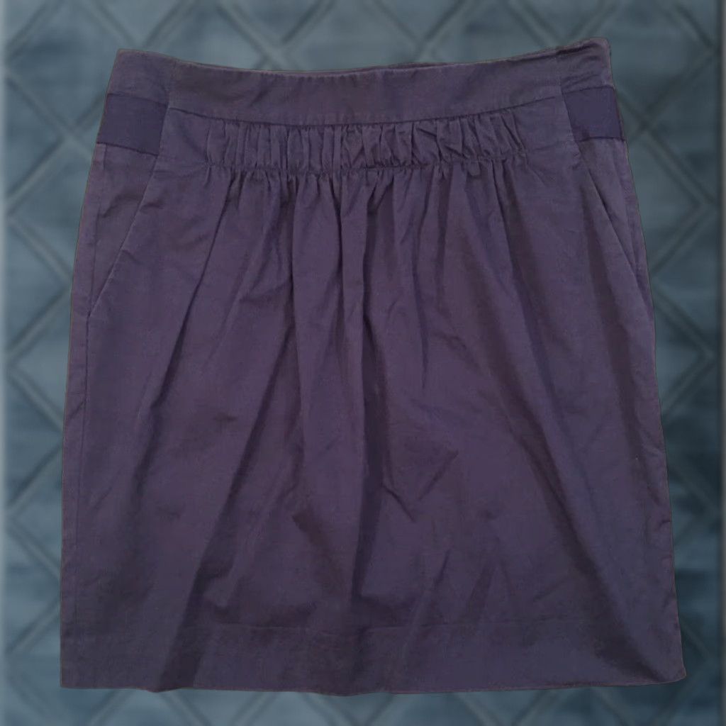 Banana Republic Banana Republic Skirt Knee Length Blue 4 Pockets Cotton Blend Regular Women's Everyday Casual Pencil Style- Straight Women's Size 4 Blue Vintage: No Size 27" / US 4 / IT 40 - 1 Thumbnail