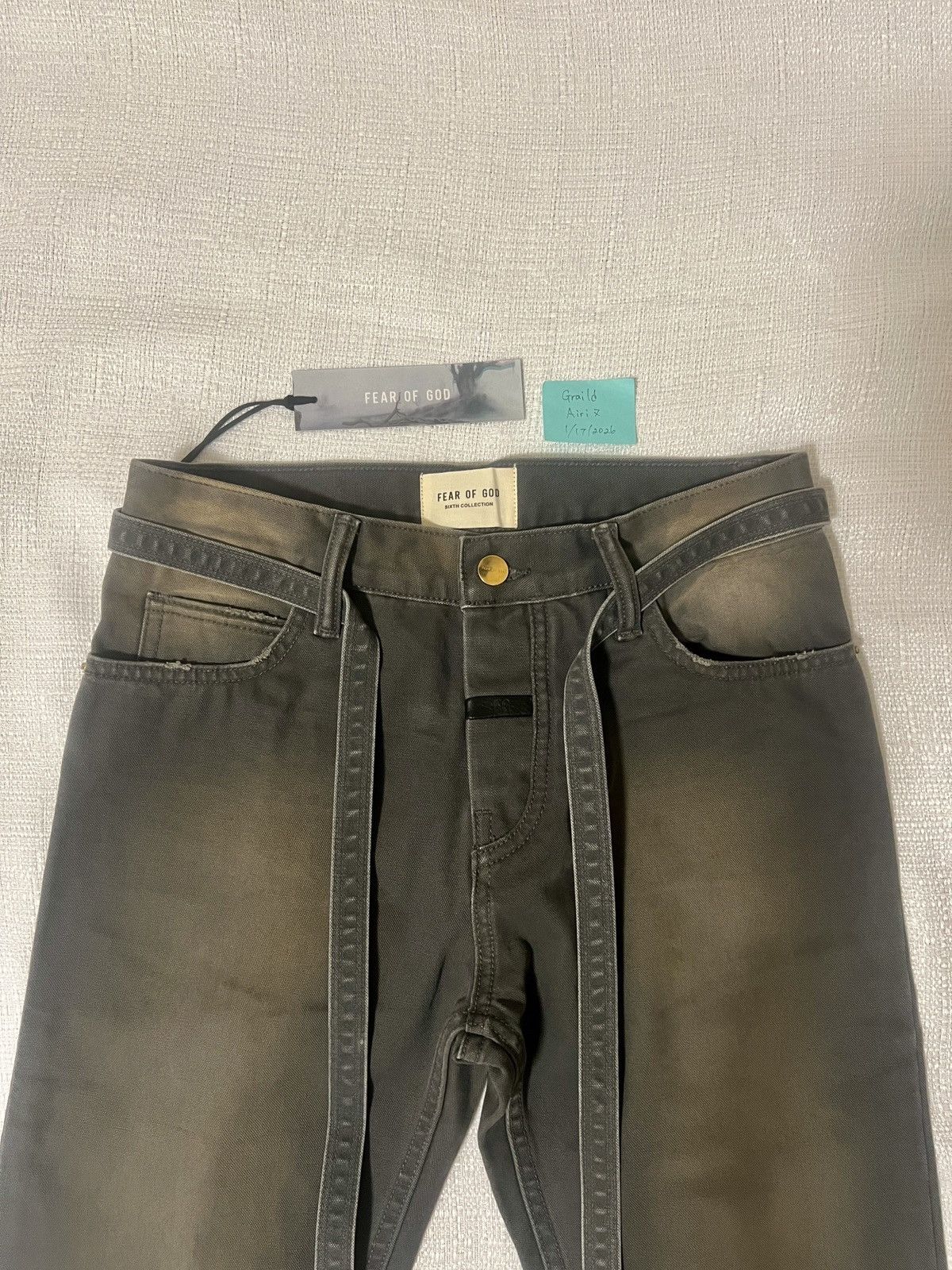 Fear of God Fear of God Six Collection Slim Fit Denim Jeans Size US 28 / EU 44 - 4 Thumbnail