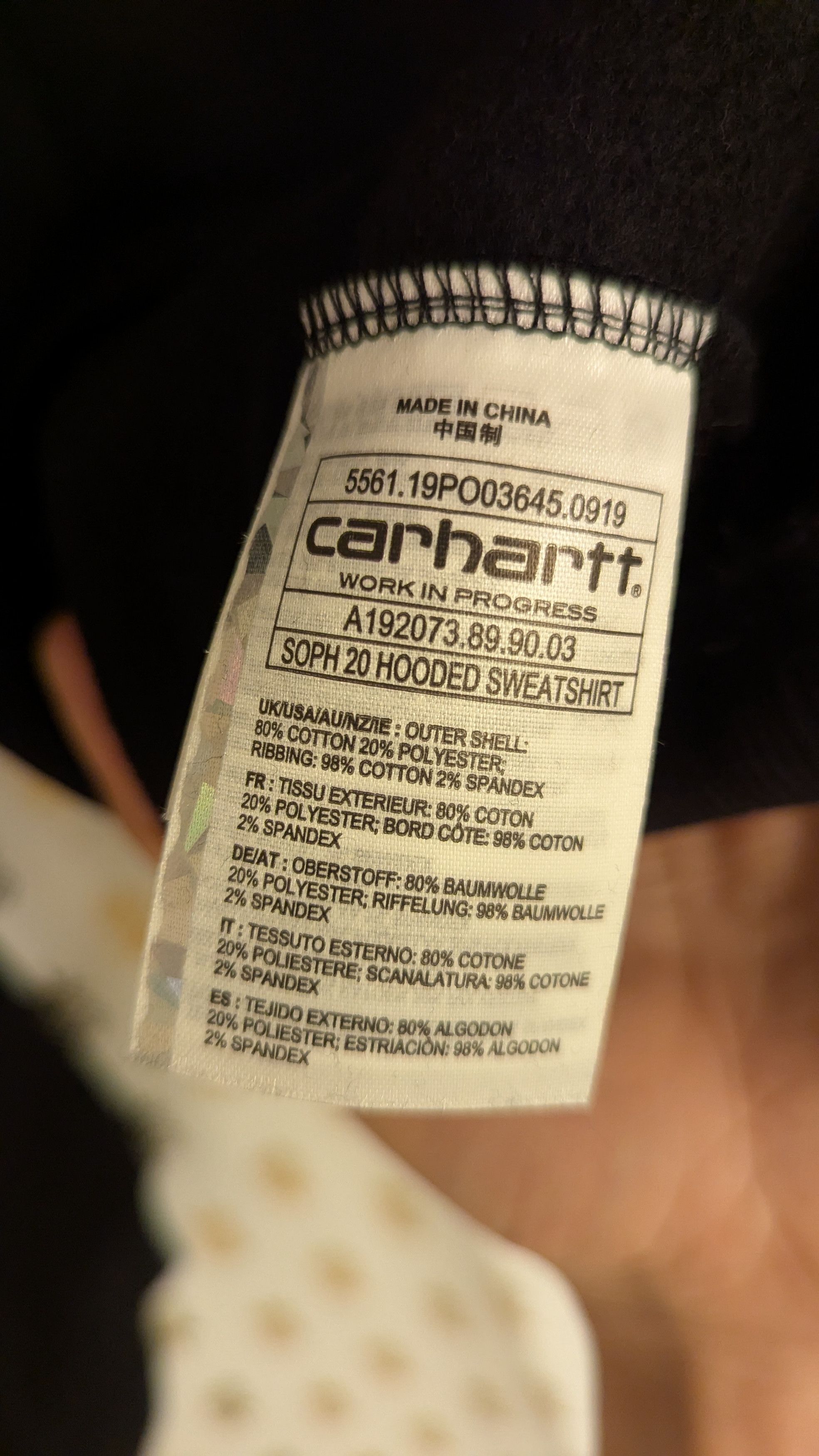 Carhartt Wip × Sophnet. Sophnet x Carhartt WIP Size US L / EU 52-54 / 3 - 9 Thumbnail