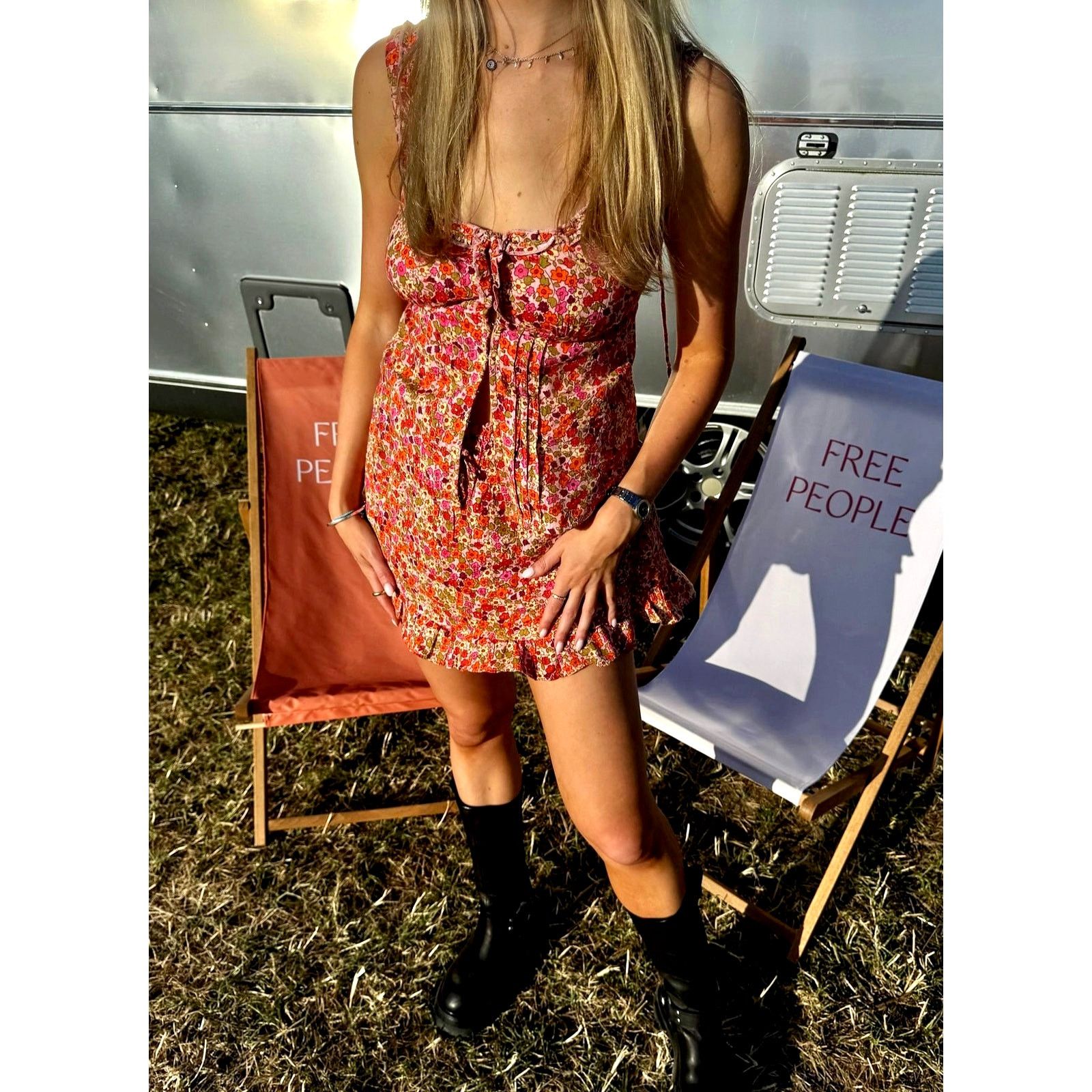 Free People Free People Ellia Printed Set Spring Blossom Combo size M Size 28" / US 6 / IT 42 - 4 Thumbnail