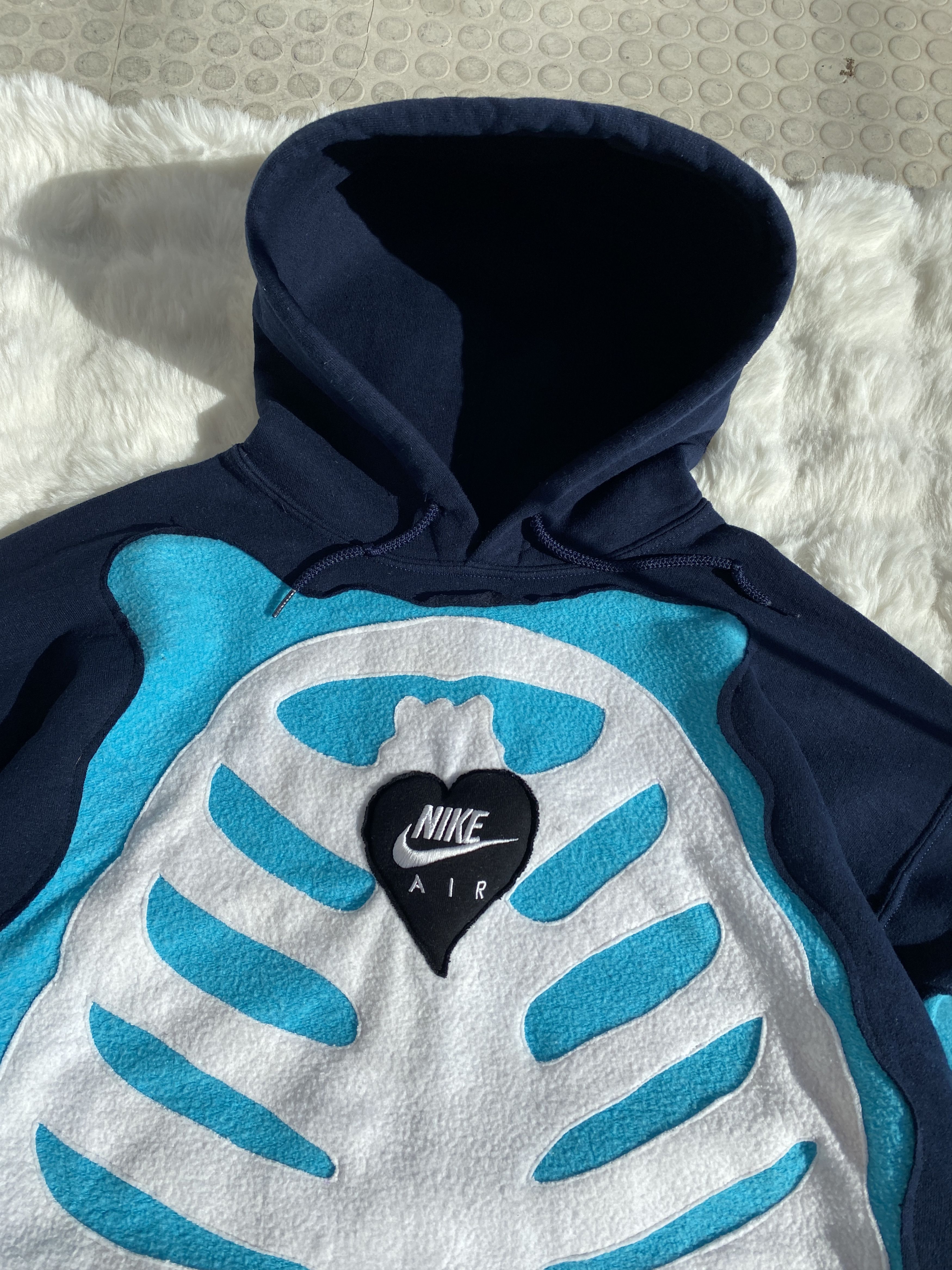 Nike Nike custom hoodie Ribs Skeleton Rare Meisterpiece Vintage Size US L / EU 52-54 / 3 - 6 Thumbnail