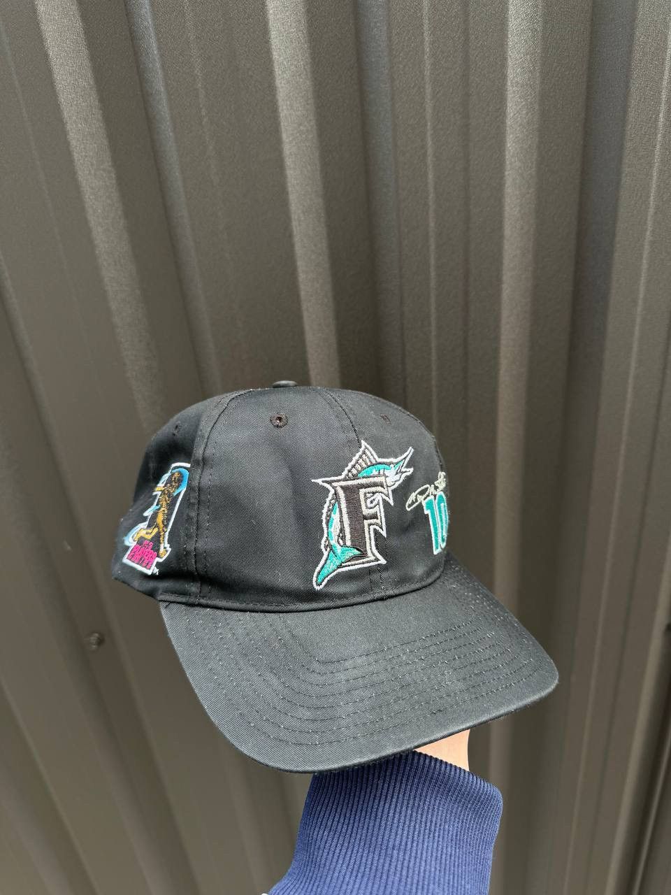 New Era RARE Vintage 90’s Florida Marlins Regular Cap Number 10 Size ONE SIZE - 2 Thumbnail