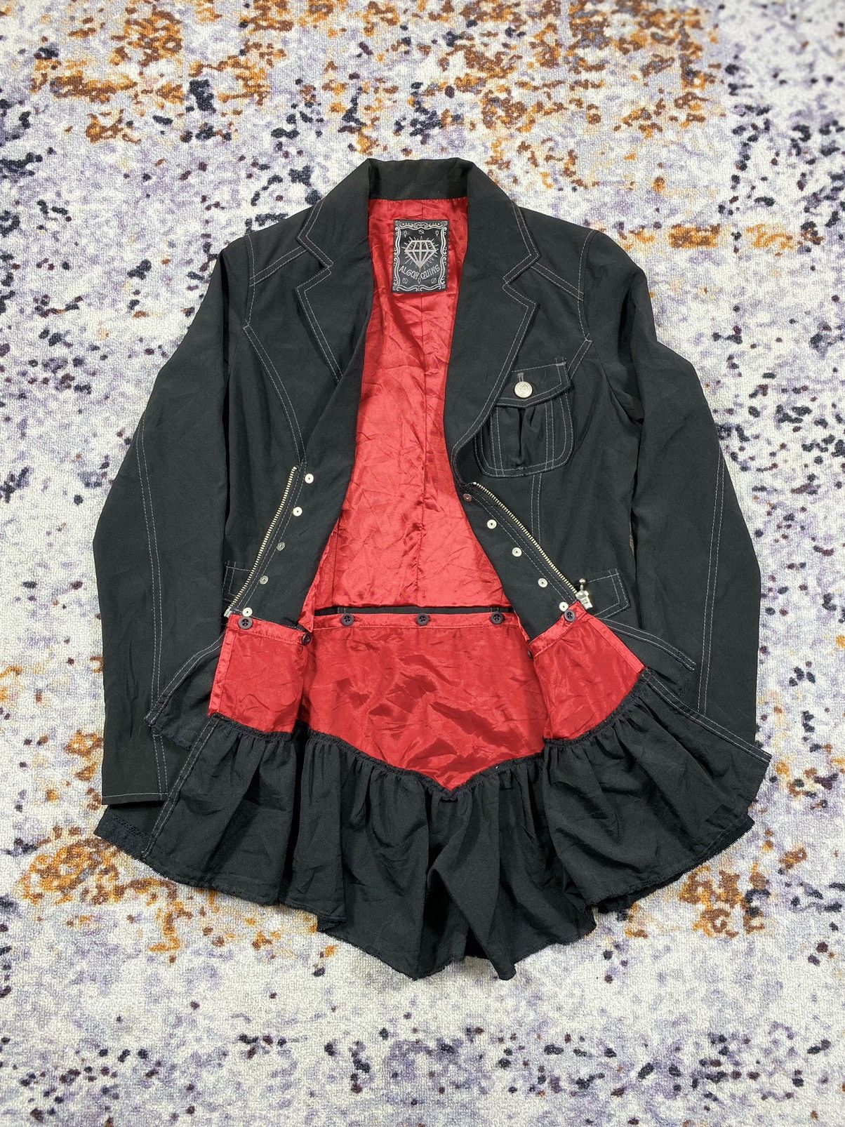 Japanese Brand “RARE” Algon Quins Studded Gothic Punk style Size M / US 6-8 / IT 42-44 - 2 Thumbnail