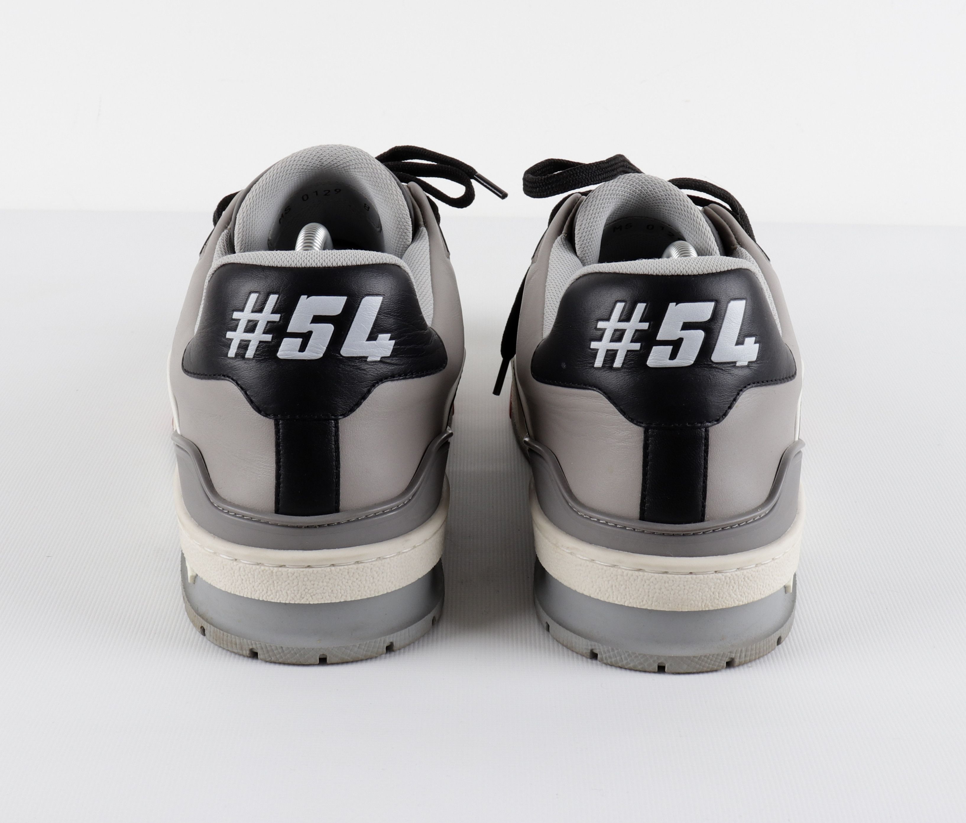 Louis Vuitton Louis Vuitton x Virgin Abloh SS19 Leather Low Sneakers Size US 9.5 / EU 42-43 - 7 Thumbnail