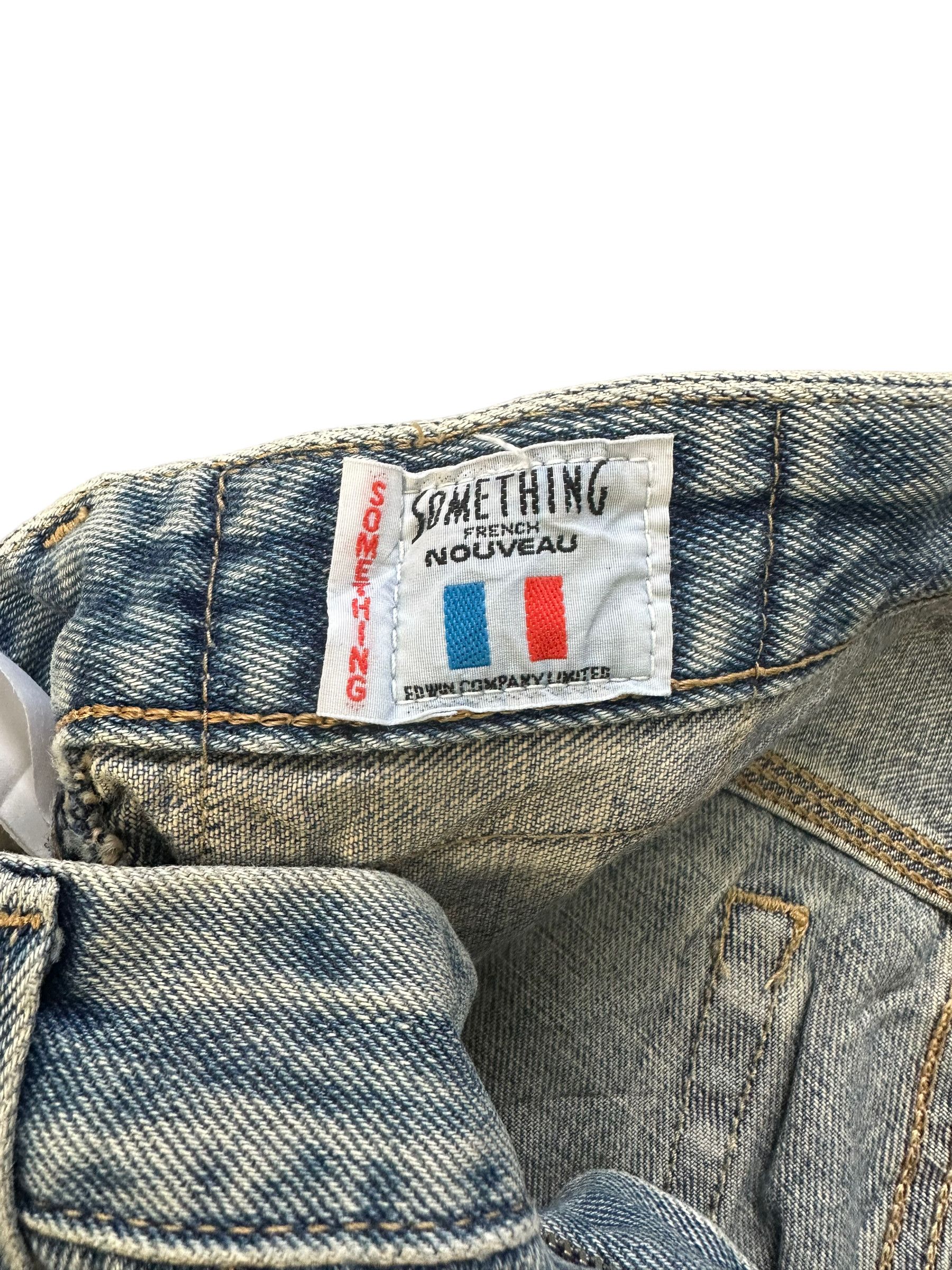 Edwin SUPER FLARE🔥EDWIN SOMETHING FRENCH JEANS #7926-190 Size 28" / US 6 / IT 42 - 7 Thumbnail