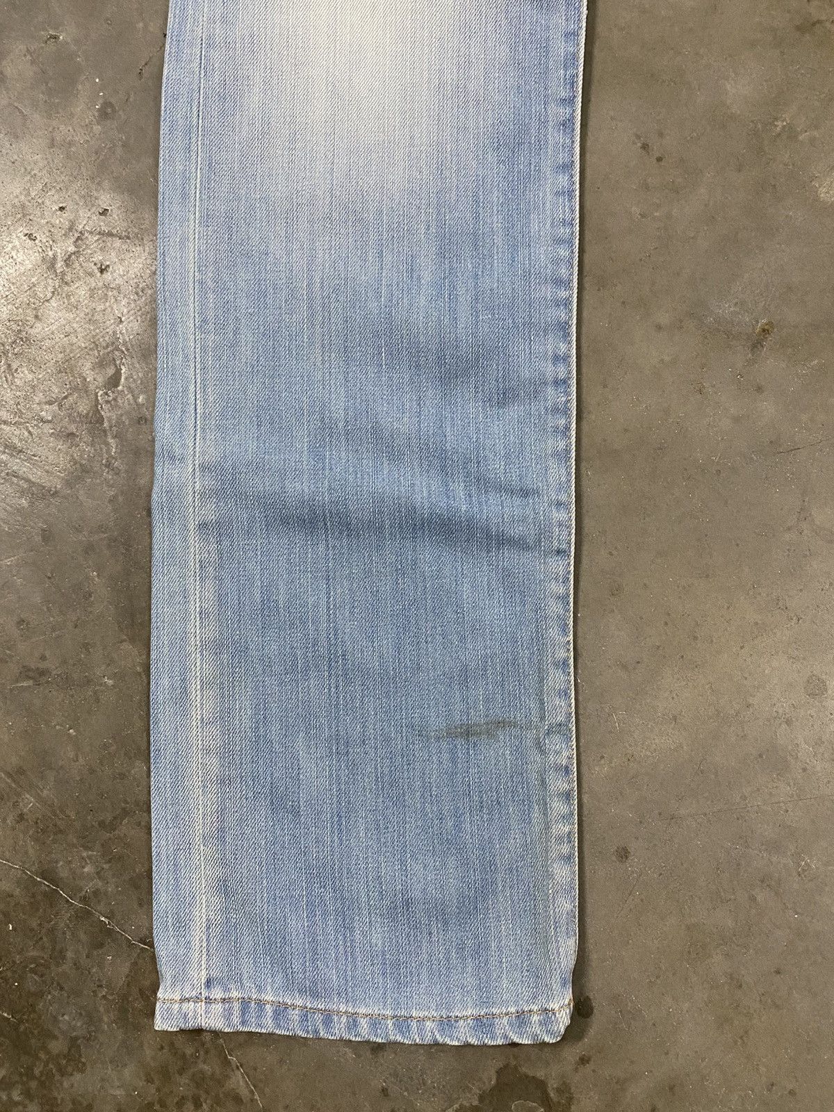 Tornado Mart Vintage Replay Slim Fit Distressed Denim Wash Blue @315 Size US 32 / EU 48 - 7 Thumbnail