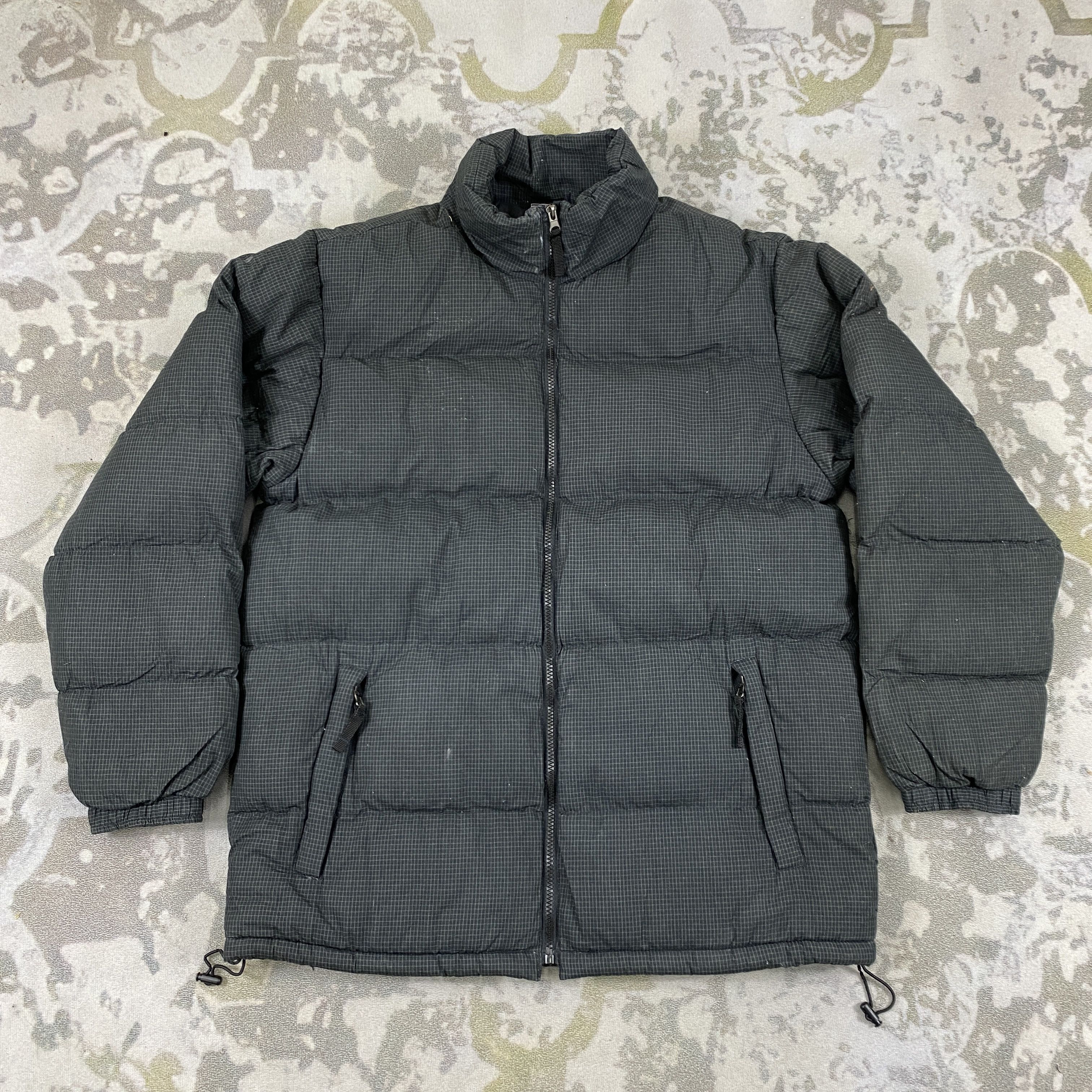 image of Vintage Roller Gear Puffer Small Checked Medium Jacket- J439, Men's
