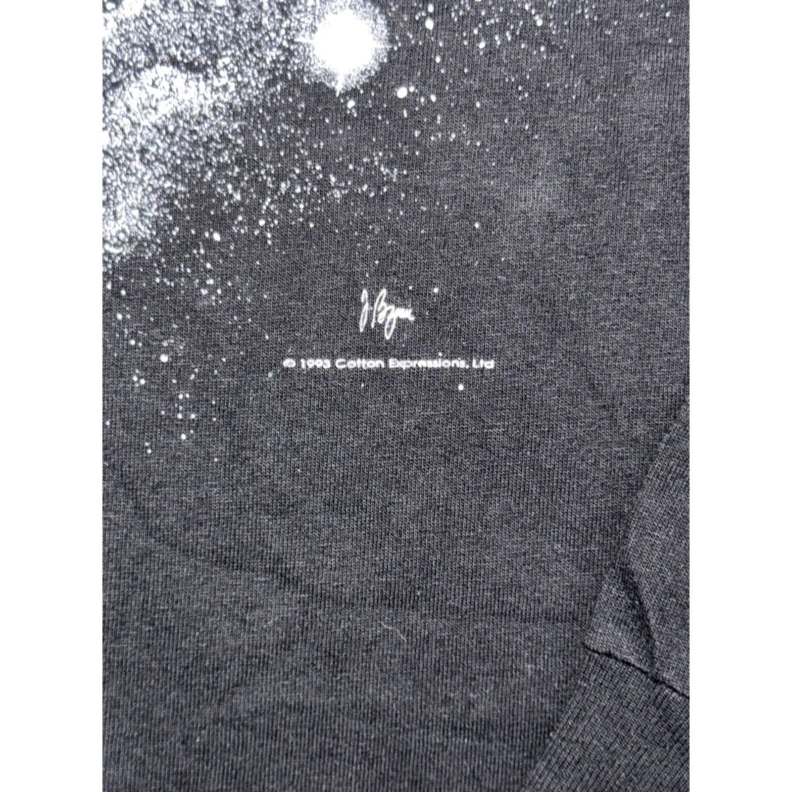 Vintage VINTAGE Cotton Expressions Space Shirt Mens XL Black Galaxy Graphic Tee Size US XL / EU 56 / 4 - 5 Thumbnail