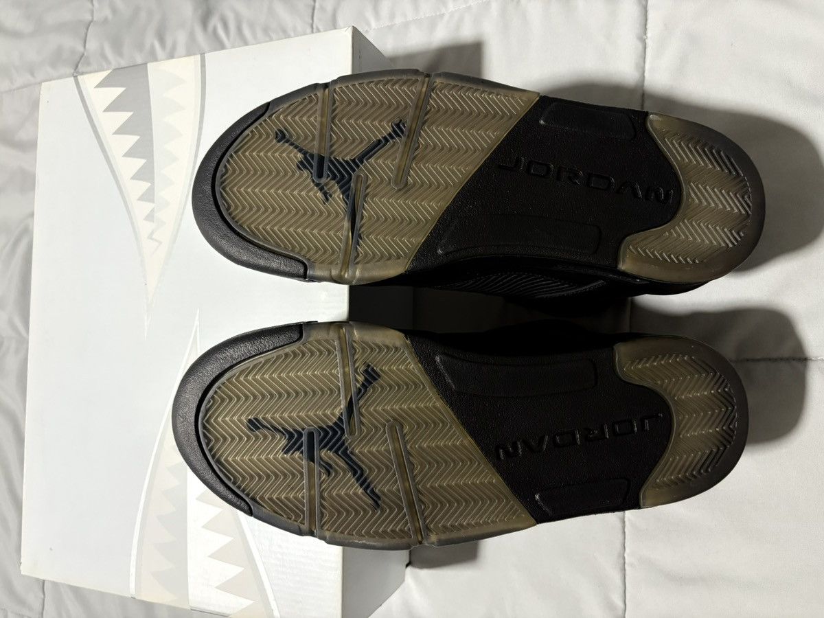 Jordan Brand Air Jordan 5 Retro Premium ‘Triple Black’ Size US 10.5 / EU 43-44 - 8 Thumbnail