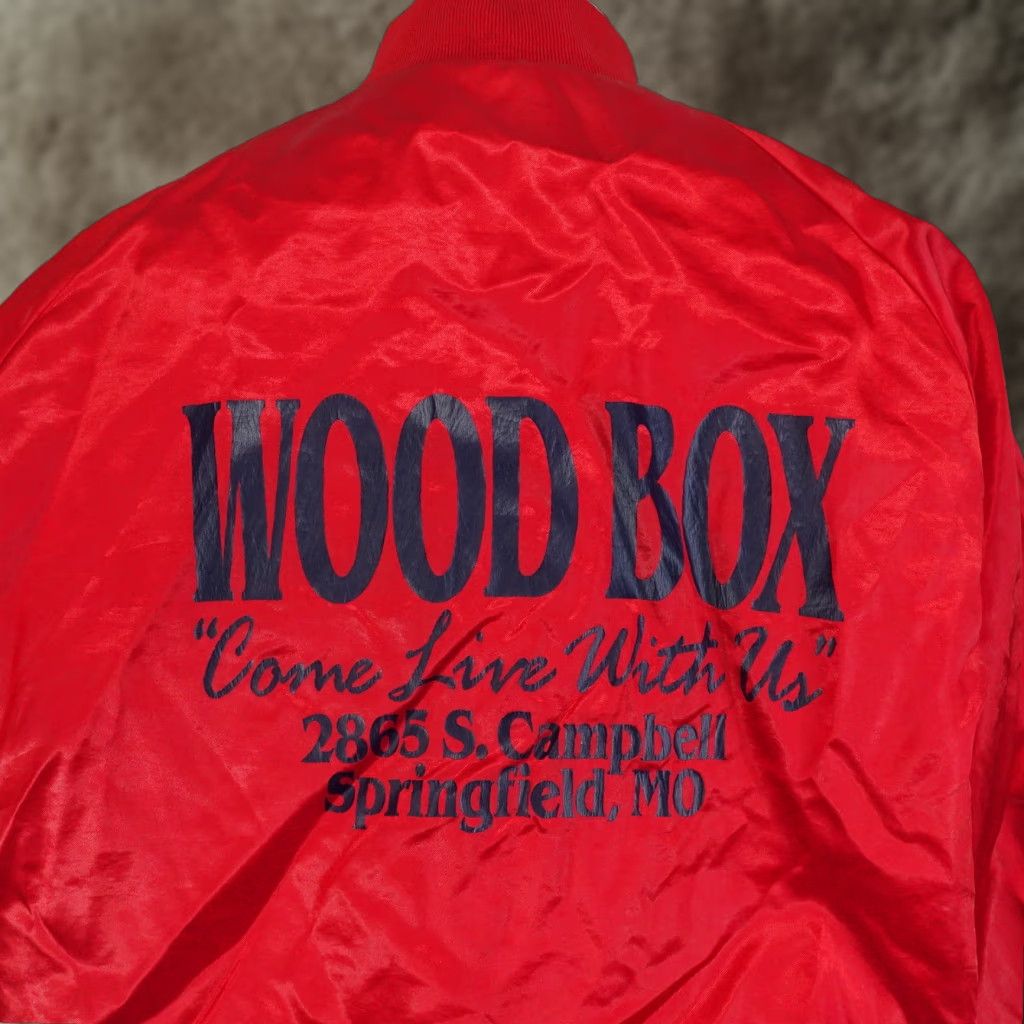 Vintage Vintage King Louie Satin Bomber Jacket Men XL Red US Vintage 90s Casual Size US XL / EU 56 / 4 - 1 Thumbnail