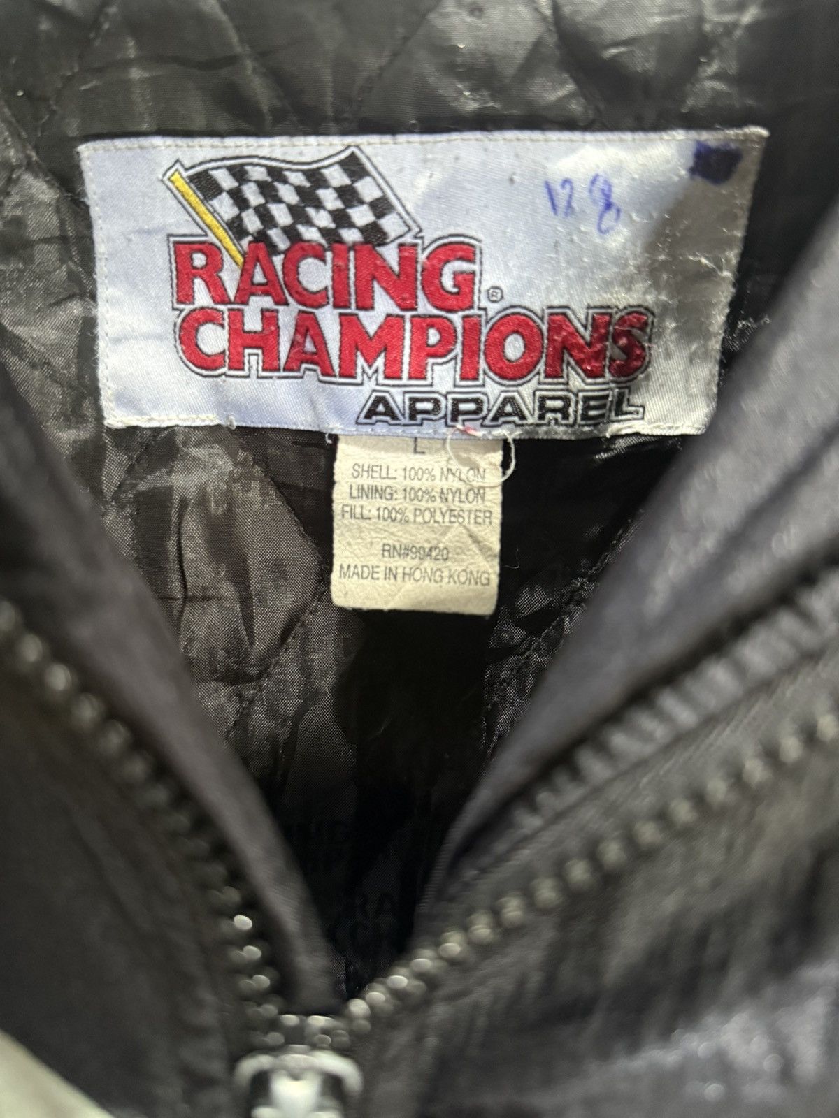 Other Vtg 90s Jeff Burton NASCAR Exide JACKET L Sharktooth Size US L / EU 52-54 / 3 - 4 Thumbnail