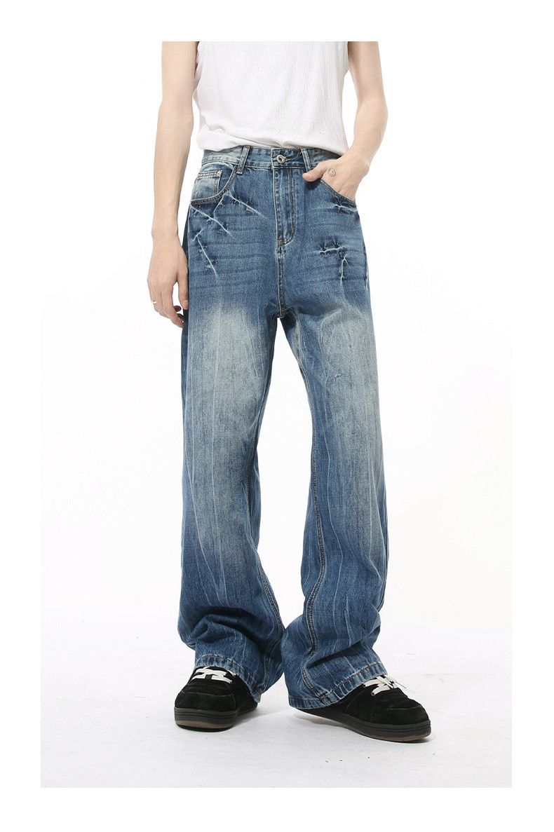 Japanese Brand × Jean American cleanfit washed heavy duty fashionable jeans Size US 34 / EU 50 - 2 Thumbnail
