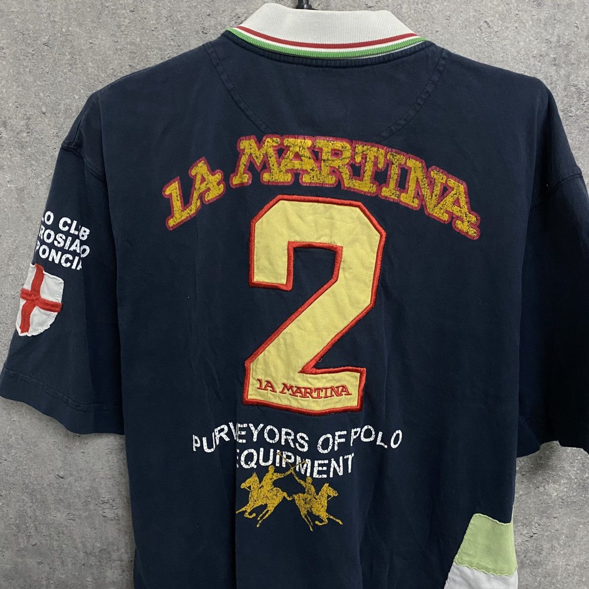 La Martina Vintage La Martina Italia Polo Team Polo T Shirt Rugby Size US XL / EU 56 / 4 - 10 Thumbnail