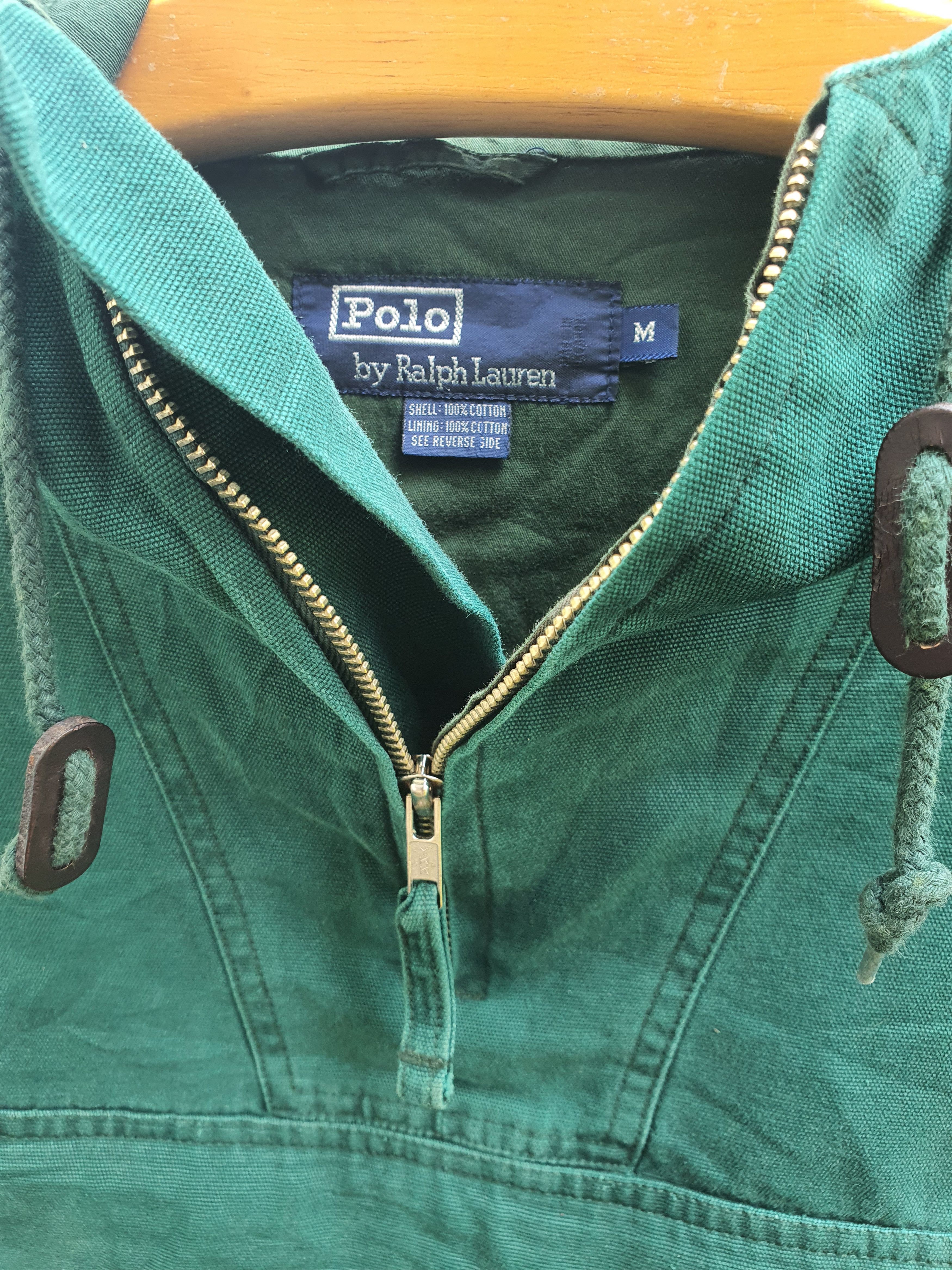Polo Ralph Lauren × Vintage 90s Polo Ralph Lauren Sportsman Pullover Anorak Jacket SizeM Size US M / EU 48-50 / 2 - 3 Thumbnail