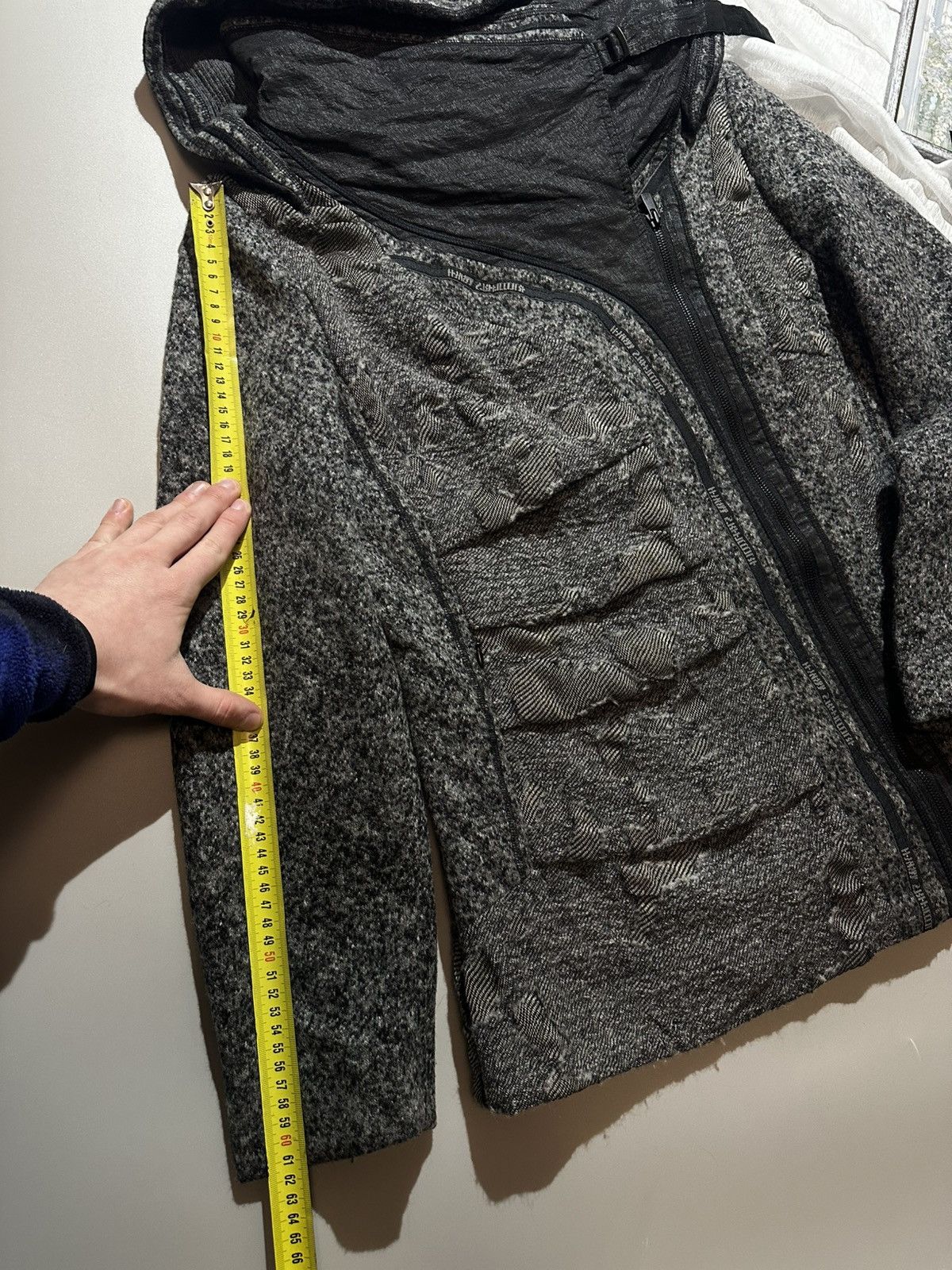Other Beate Heymann Streetcouture Wool Jackets Textured Hooded Size L / US 10 / IT 46 - 7 Thumbnail
