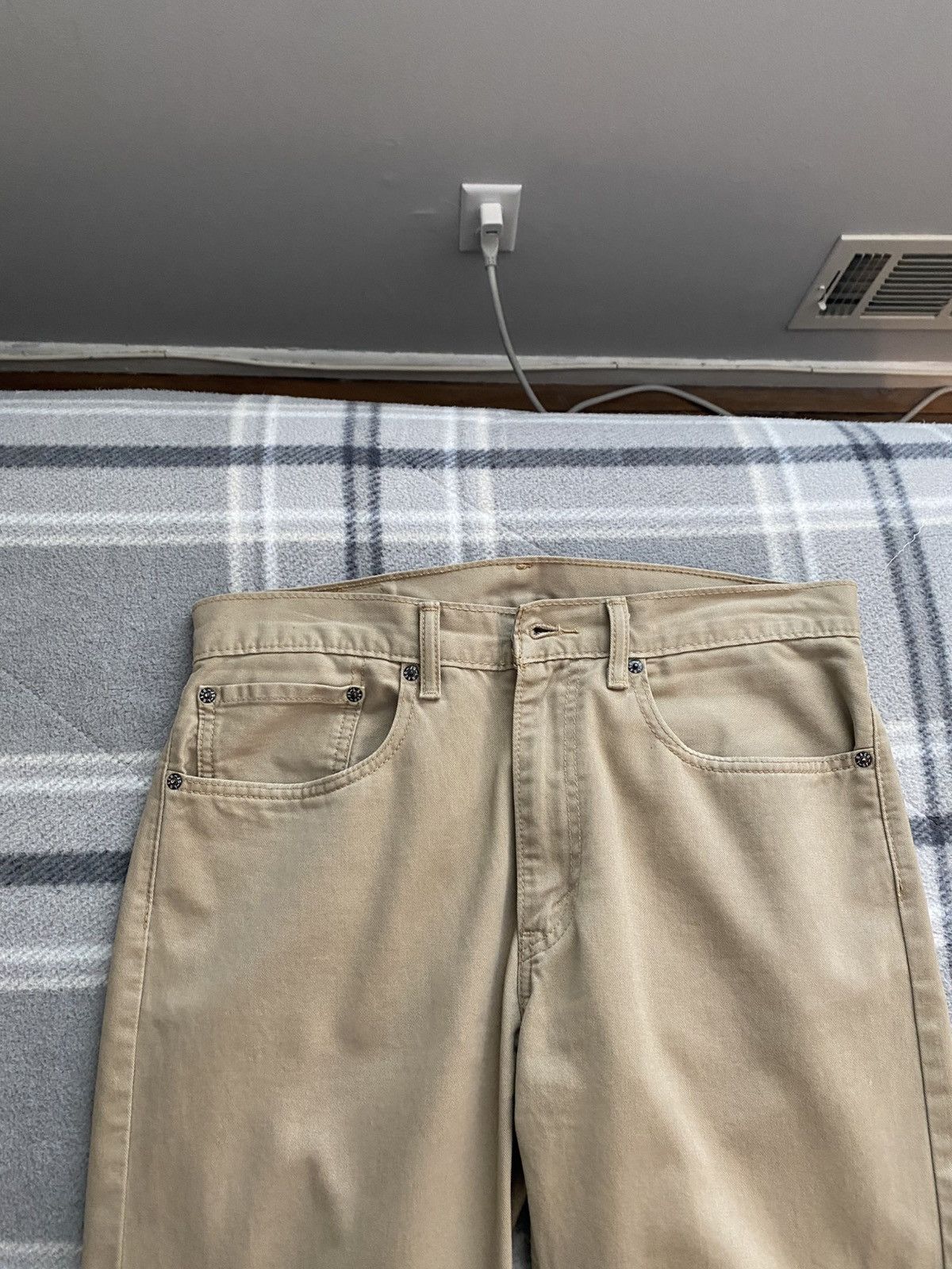 Levi's Levi’s 505 Regular Fit Pants Size US 34 / EU 50 - 3 Thumbnail