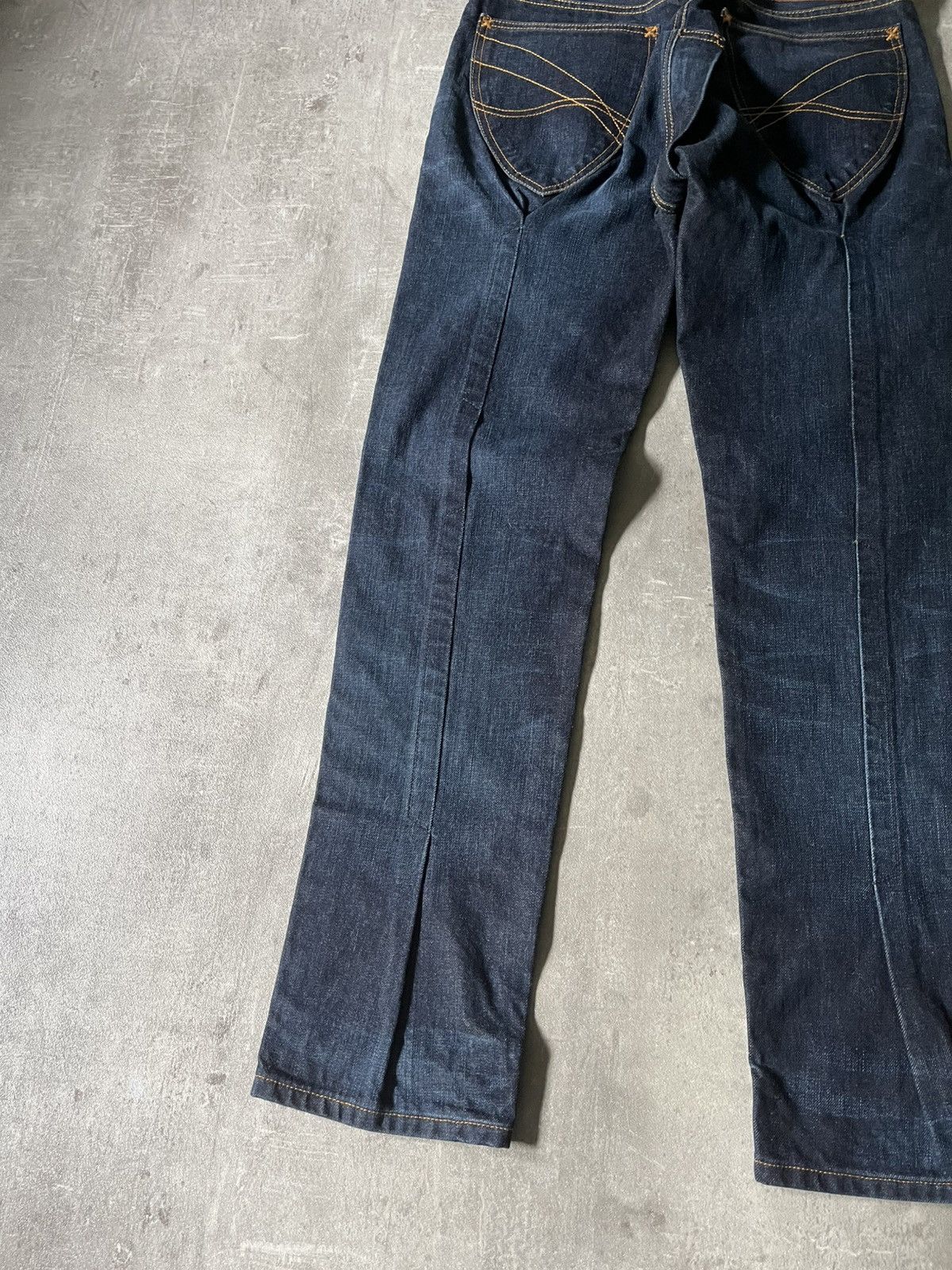 Lee × Vivienne Westwood Vivienne Westwood x Lee zipped crotch jeans navy rare Size US 30 / EU 46 - 14 Thumbnail