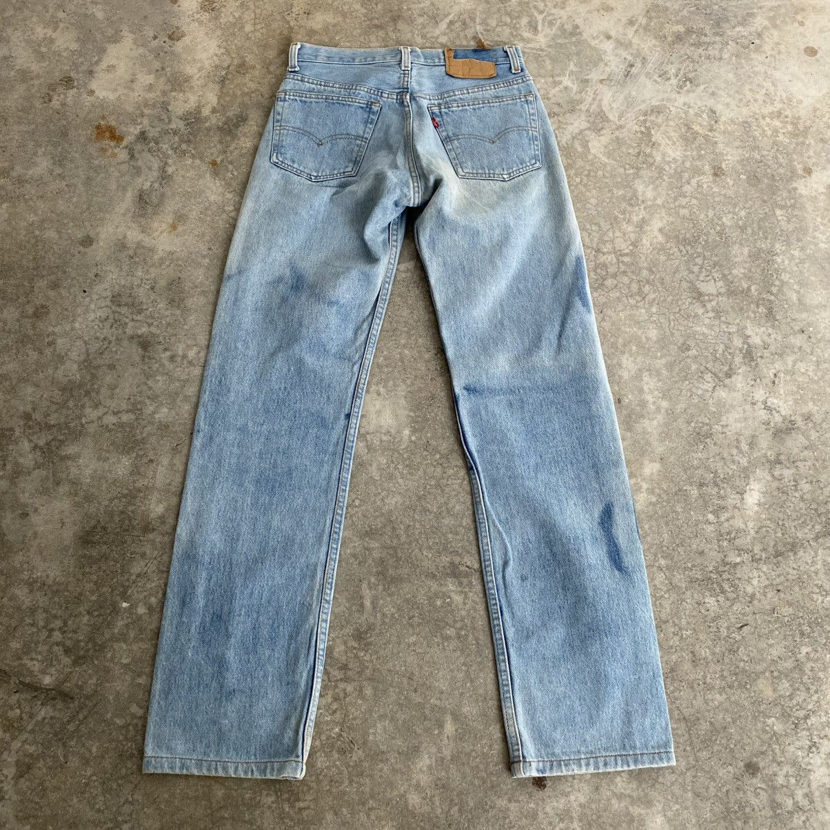 Levi's Size 28x31 Vintage 1993 Levis 501 Faded Blue Denim Jeans Size US 28 / EU 44 - 9 Thumbnail