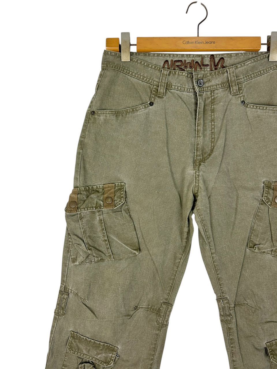 Airwalk Vintage Cargo Multi Pocket Pants Airwalk Streetwear/ Hip Hop Size US 32 / EU 48 - 5 Thumbnail