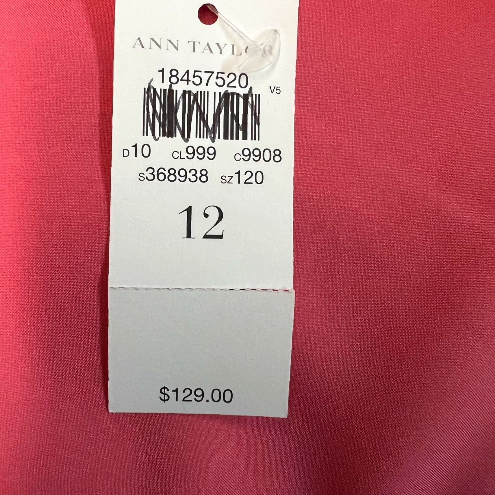 Ann Taylor Ann Taylor Dress Womens Pink Sleeveless Round Neck Short Shift Size 12 Size 34" / US 12 / IT 48 - 7 Thumbnail