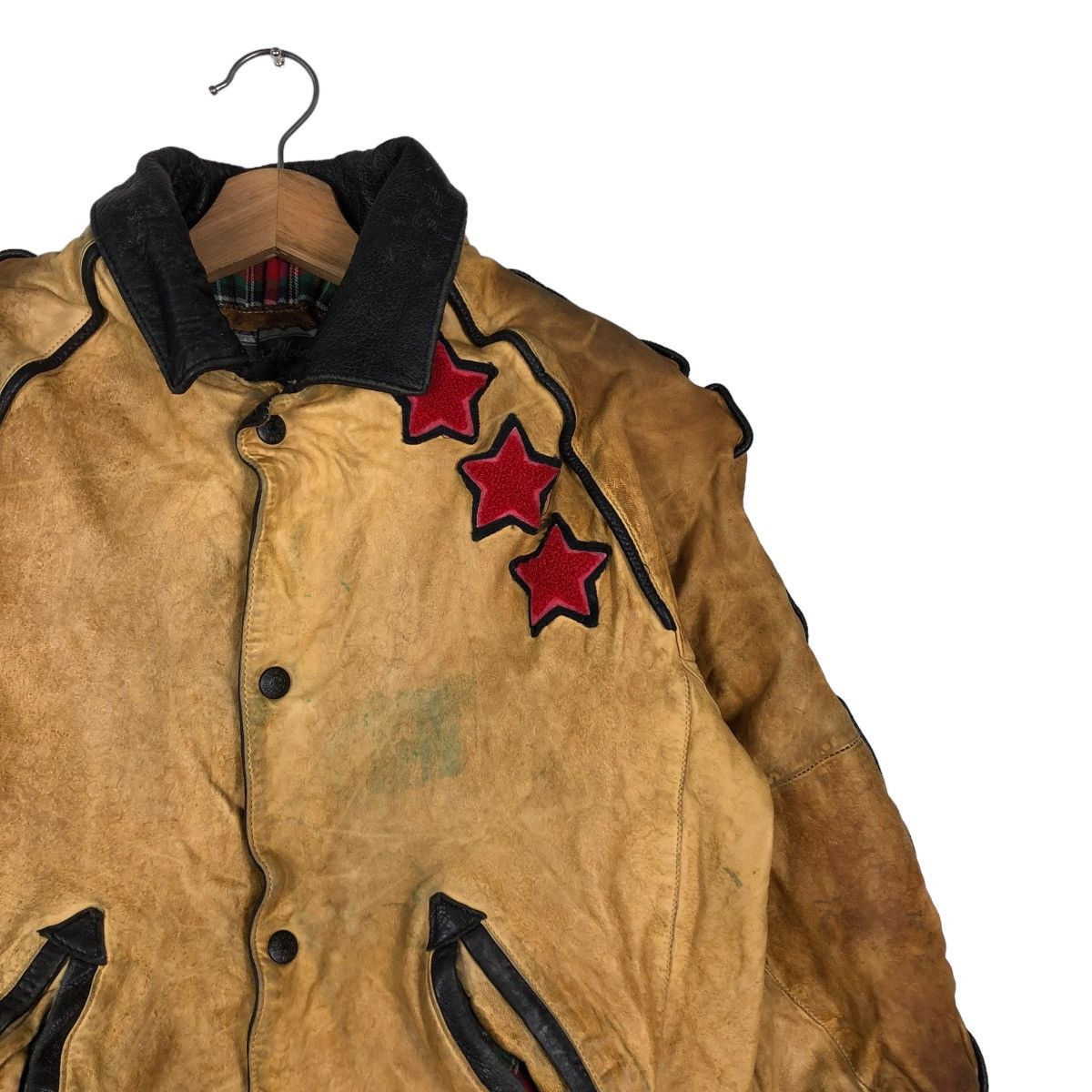 Japanese Brand 🔥VINTAGE LEATHER JACKET NORTH BEACH LEATHER ISSEY MIYAKE Size US S / EU 44-46 / 1 - 8 Thumbnail