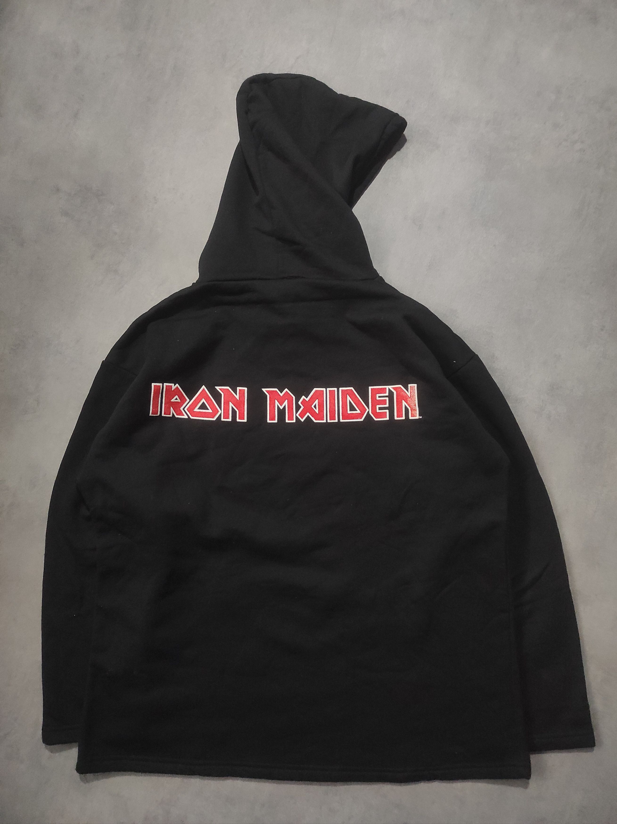 Band Tees Vintage Iron Maiden 1997 Middle Finger Logo Hoodie Size US L / EU 52-54 / 3 - 2 Thumbnail