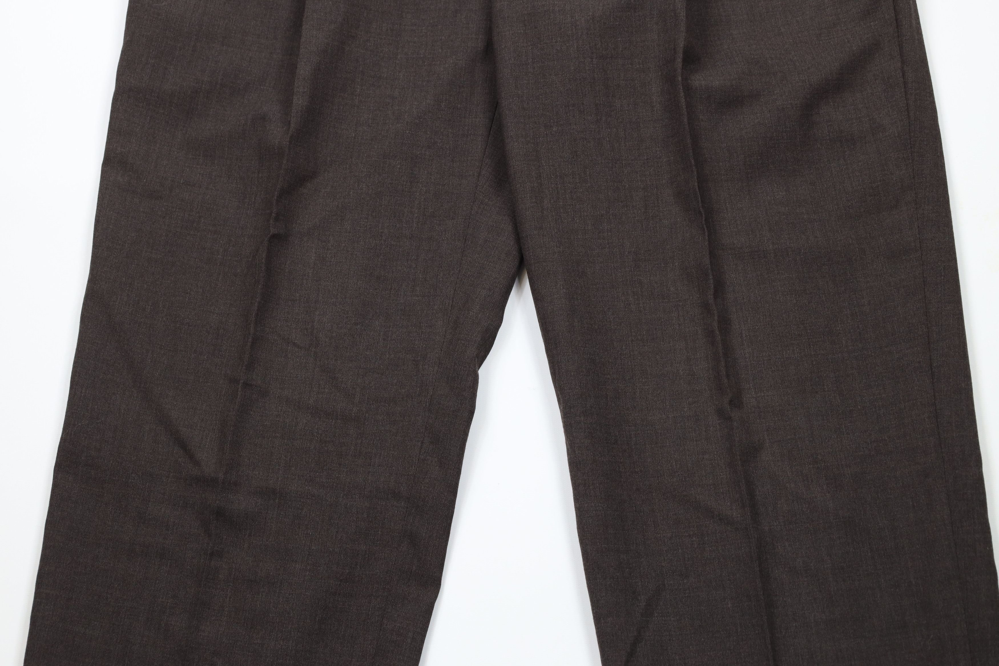 Vintage Vintage 90s Streetwear Cuffed Wide Leg Chino Pants Brown Size US 36 / EU 52 - 3 Thumbnail