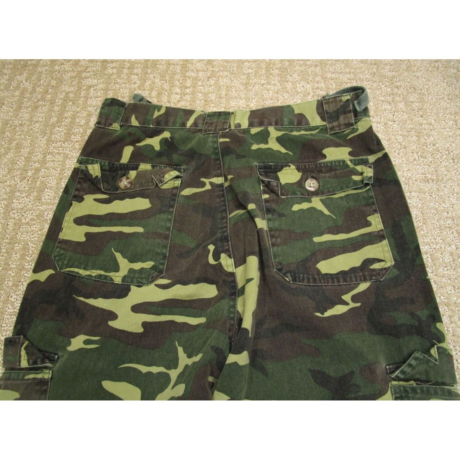 Vintage VINTAGE Game Winner Green Woodland Camo Cargo Pants Women L Regular Denim Cotton Cargo Pants Adult Womens Size 36" / US 14 / IT 50 - 4 Thumbnail