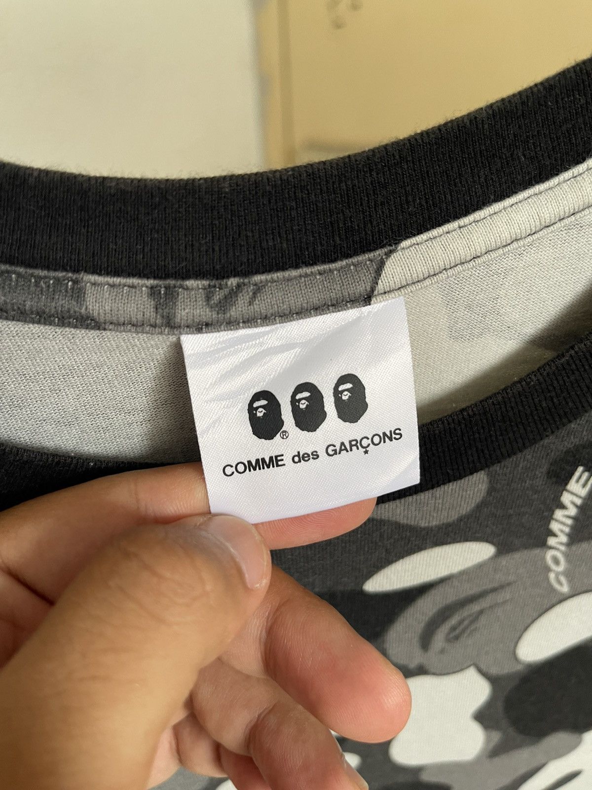 Bape × Comme des Garcons Bape Comme Des Garcons Camo Osaka Exclusive T Shirt Size US XL / EU 56 / 4 - 8 Thumbnail