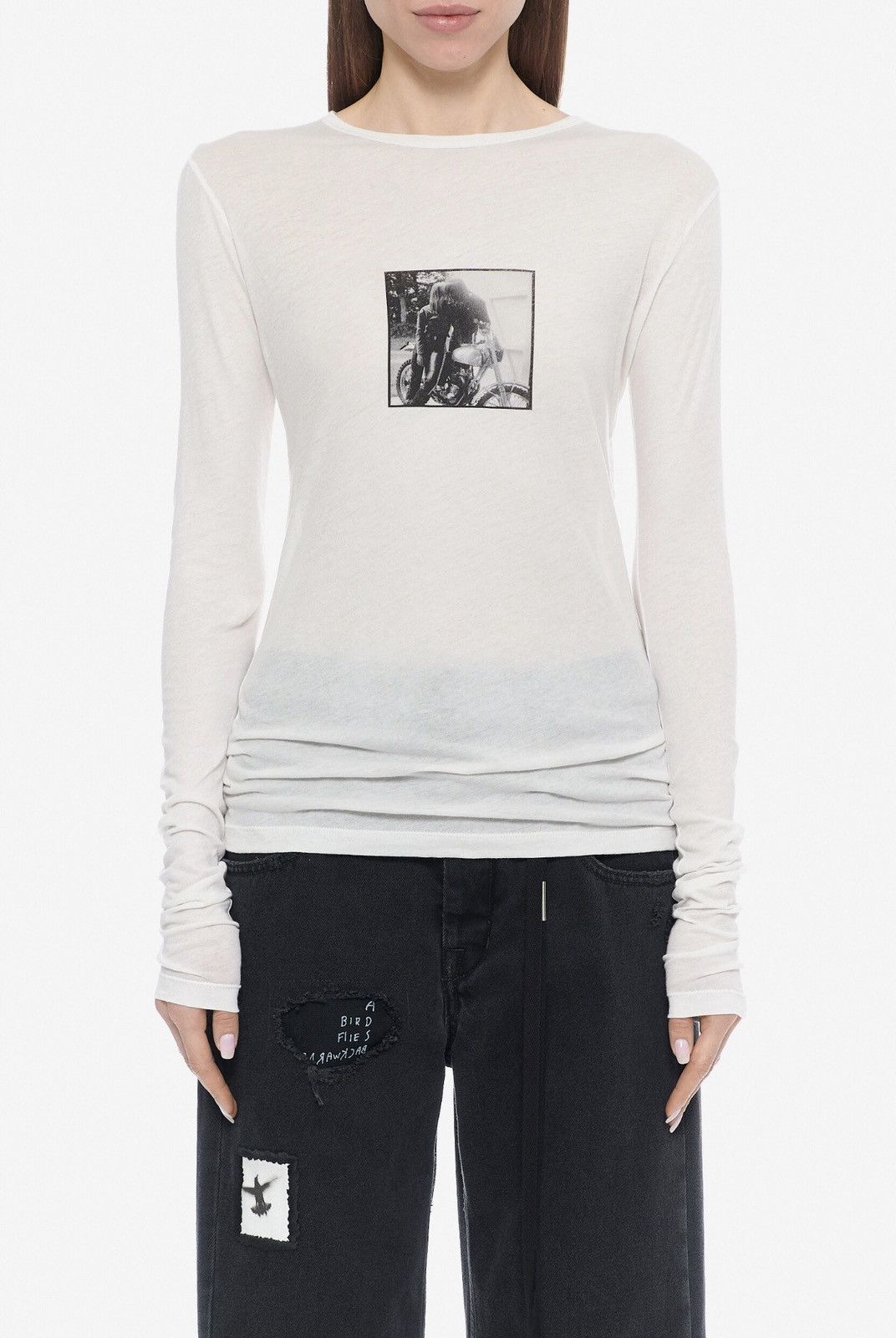 Ann Demeulemeester Last Ann Demeulemeester Sketchbook Off-White T
