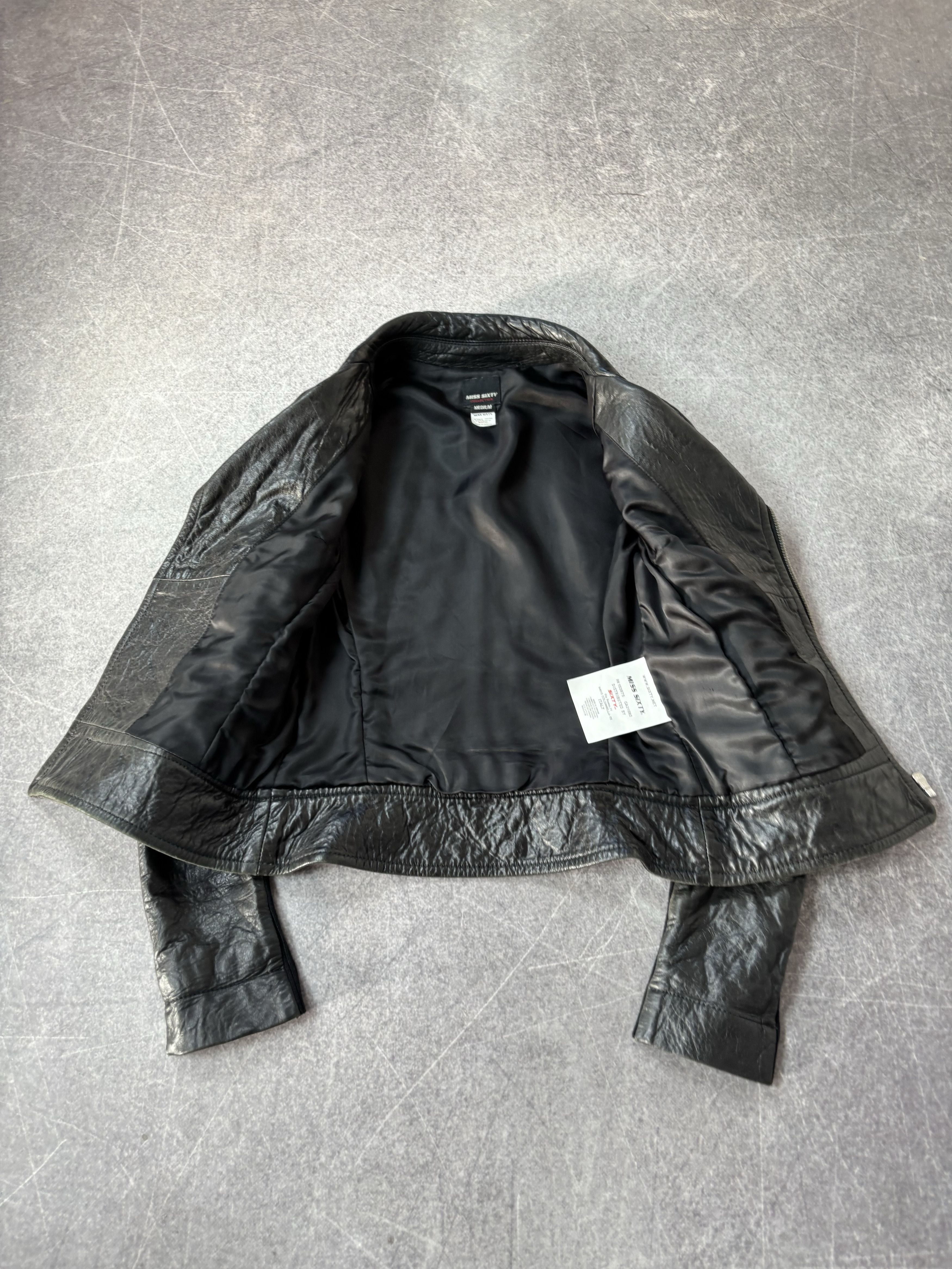 Yohji Yamamoto 00s Rare Hysteric Glamour Style Miss Sixty Leather Jacket Size US S / EU 44-46 / 1 - 7 Thumbnail