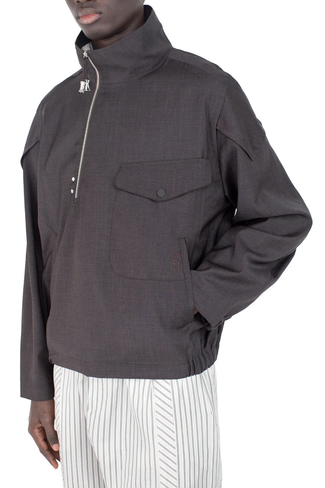 Kiko Kostadinov Kiko Kostadinov FARKAS PULLOVER JACKET - UMBER BROWN Size US L / EU 52-54 / 3 - 2 Thumbnail