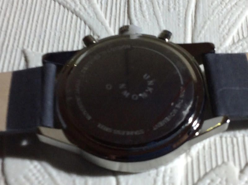 Designer Unknown men's white dial leather strap watch Size ONE SIZE - 11 Thumbnail