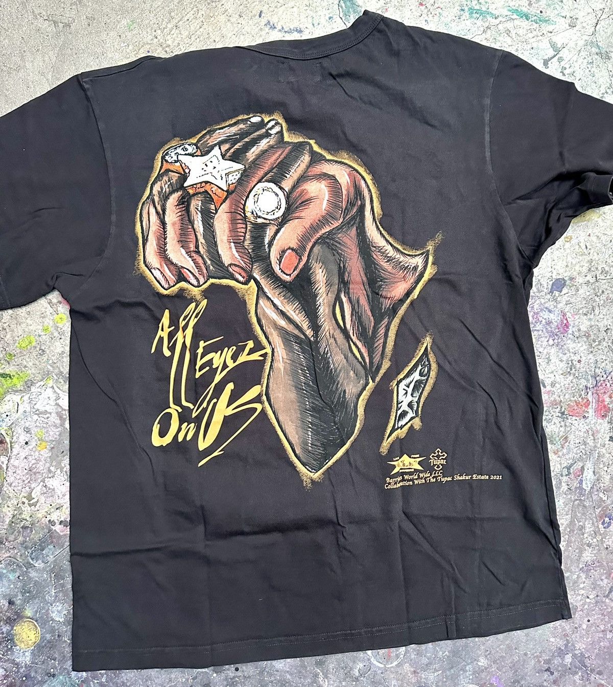 Barriers 2Pac Barriers T shirt Size US XL / EU 56 / 4 - 4 Thumbnail