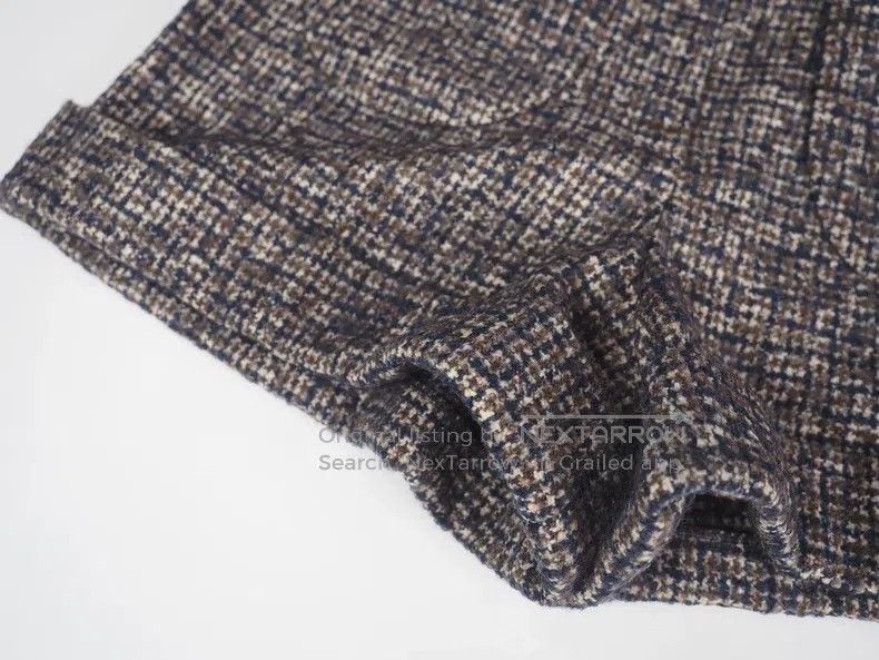 Miu Miu Miu Miu Grey Coarse Tweed Wool Shorts Size 35" - 5 Thumbnail