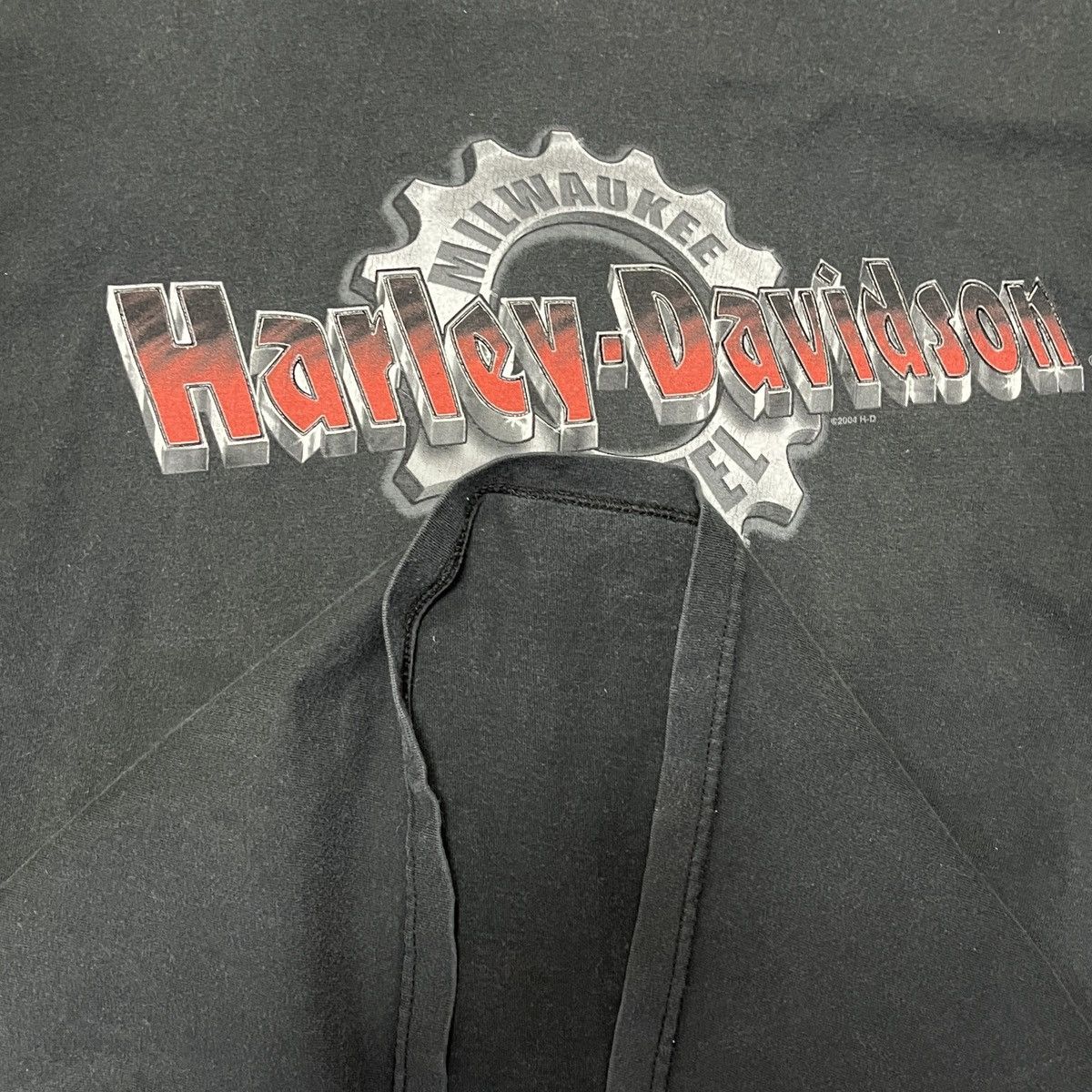 Harley Davidson Vintage Y2K Harley Davidson Barrigada Guam TShirt Size US L / EU 52-54 / 3 - 17 Thumbnail