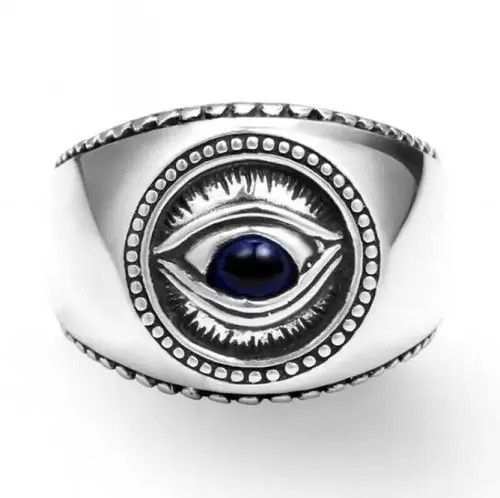 Jewelry Trendy Demon Eye Ring (size 7-13) Size ONE SIZE - 3 Thumbnail