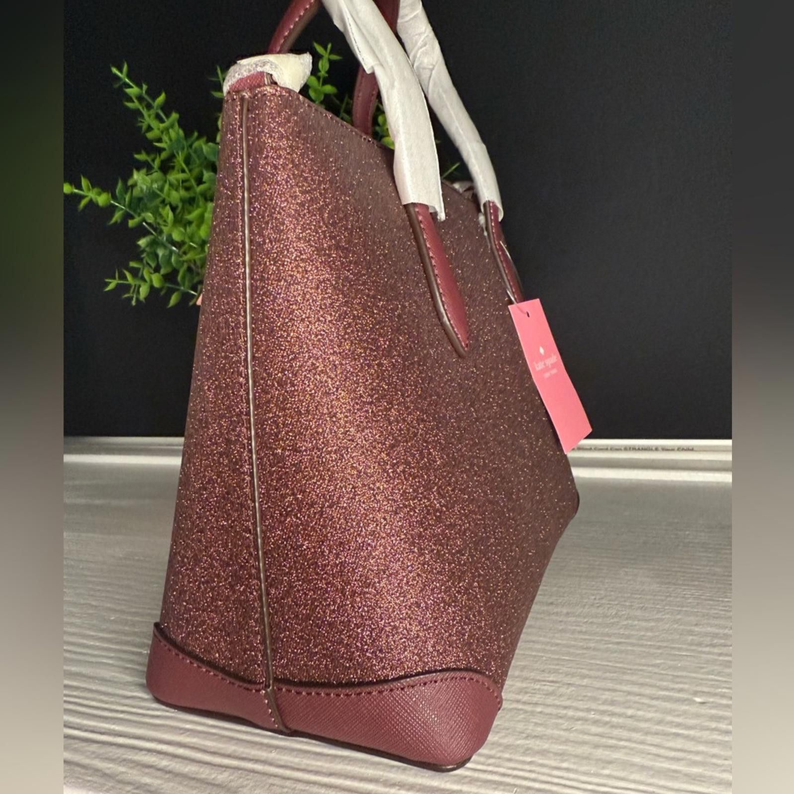 Designer × Kate Spade Kate Spade Deep Nova Glitter Satchel w Crossbody NWT Size ONE SIZE - 4 Thumbnail