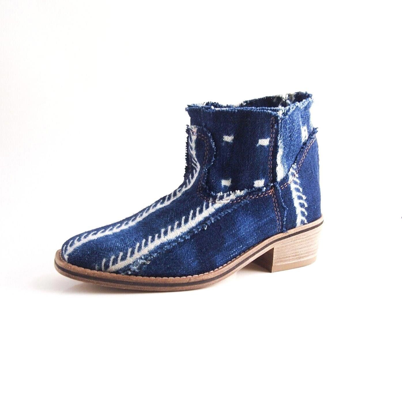 forte_forte Forte_Forte Denim Boots Blue Unlined Size US 7 EU 37 Size US 7 / IT 37 - 1 Thumbnail