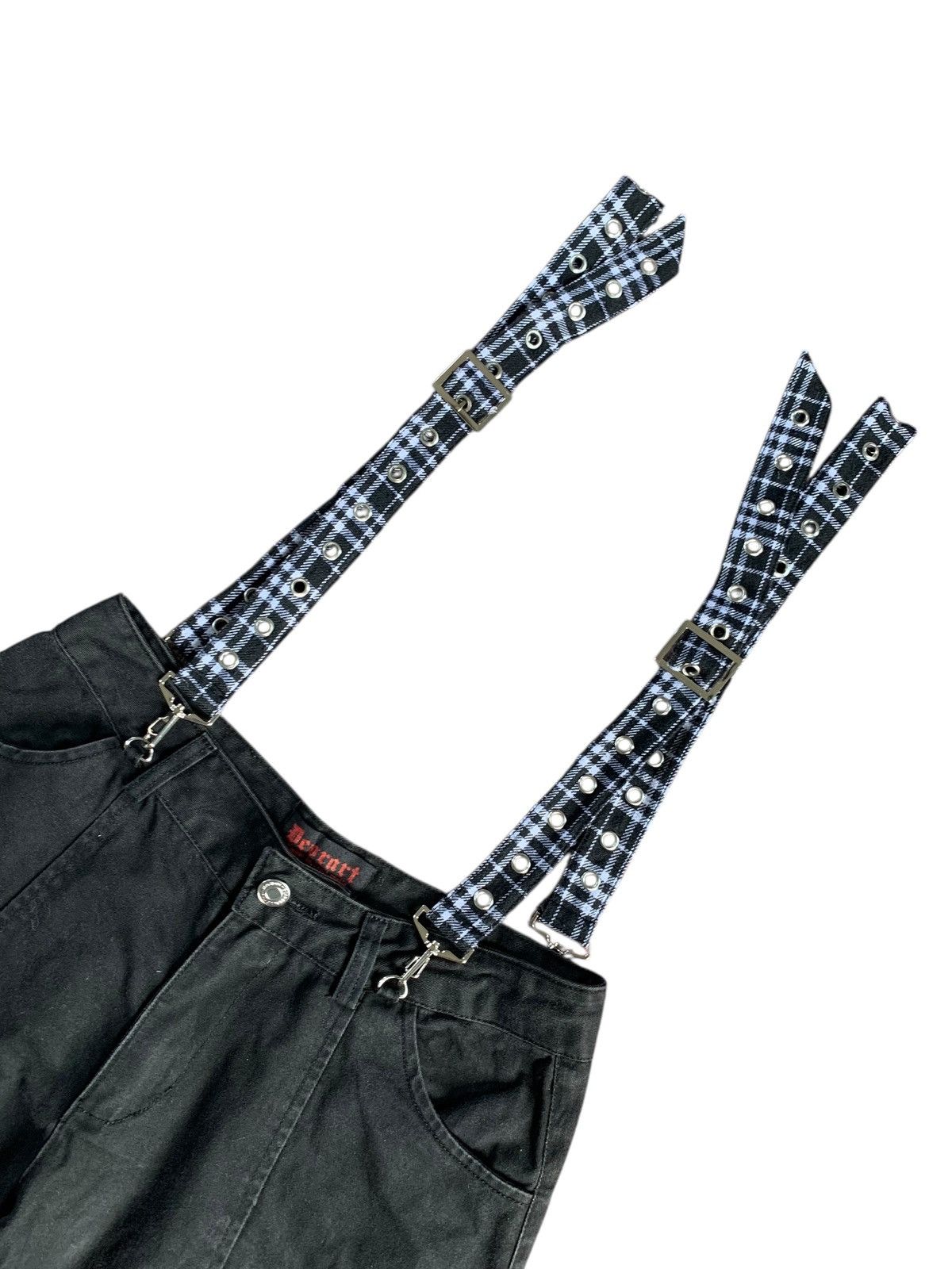 Seditionaries 00s Gothic Deorart plaid striped short Size US 29 - 4 Thumbnail