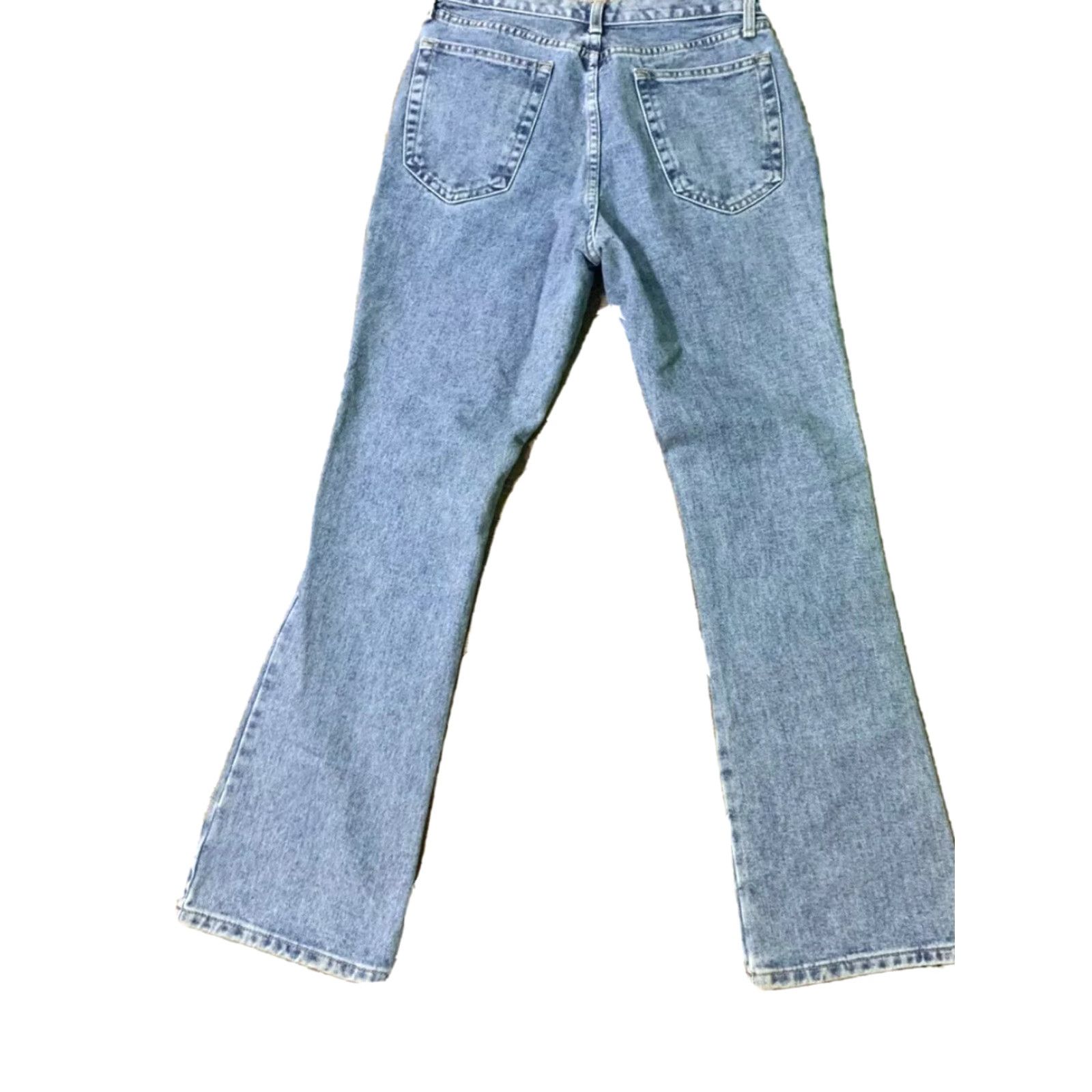 Vintage Rave 4 Real Womens USA Flag Flare Jeans Size 11 Extra Large 30x32 Size 30" / US 8 / IT 44 - 3 Thumbnail