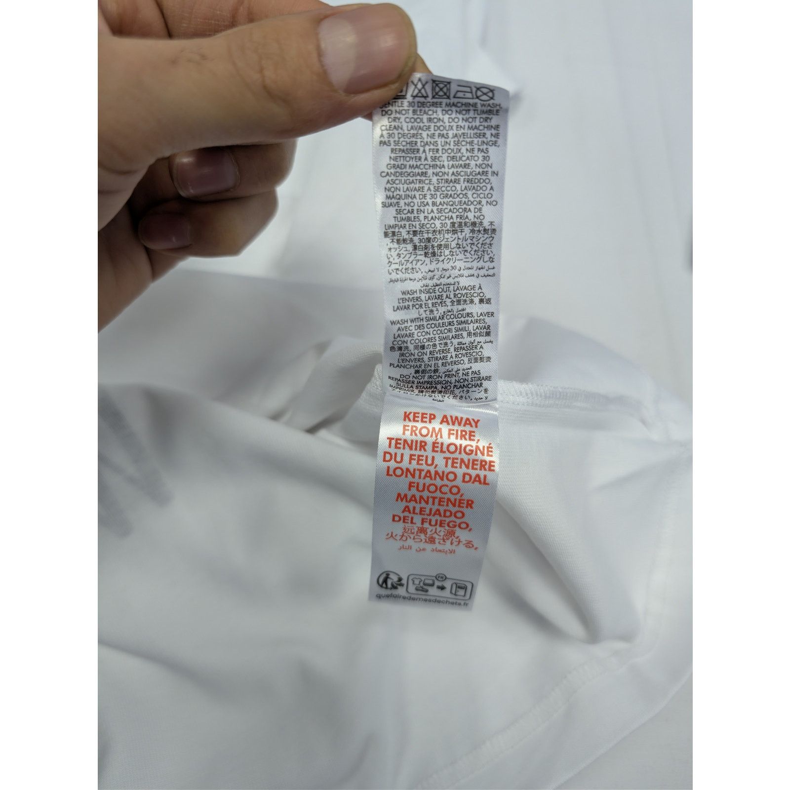 Casablanca o1rshd1 CC20 Casa Way Printed T-Shirt White Jersey in White Size US S / EU 44-46 / 1 - 18 Thumbnail
